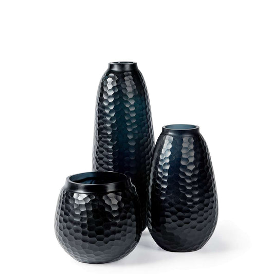 Quilotta Vase - Dark Indigo
