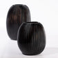 Patara Vase - Smokegrey/Black - Round