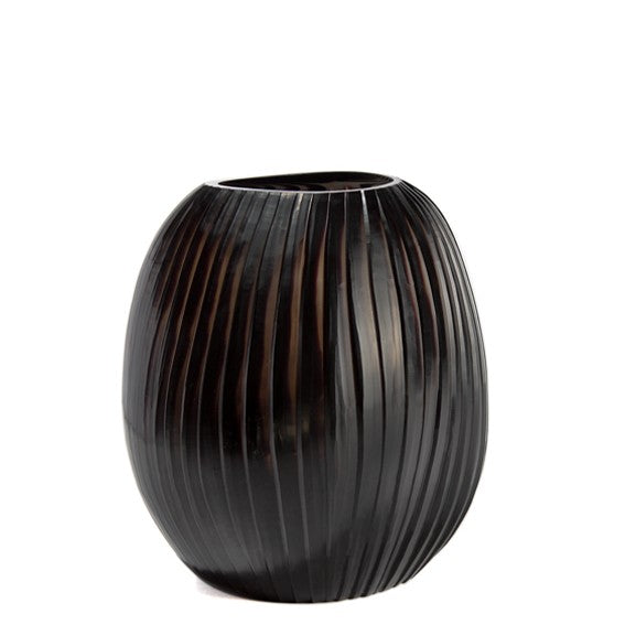 Patara Vase - Smokegrey / Black