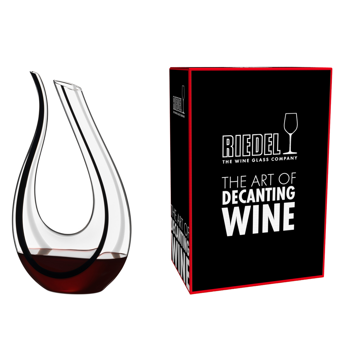 Amadeo Figaro Decanter in Black & White
