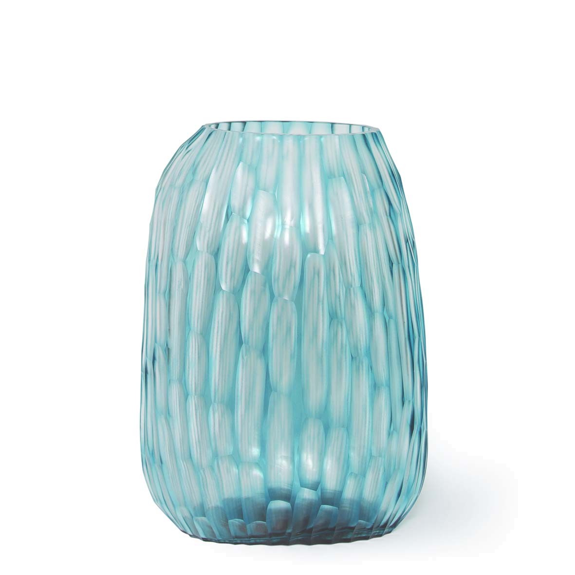 Clemente Vase - Clear/Petrol