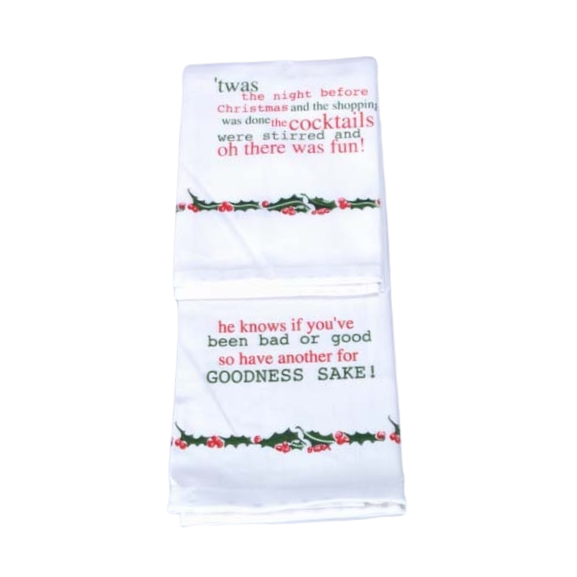 Christmas Cocktail Towel Set