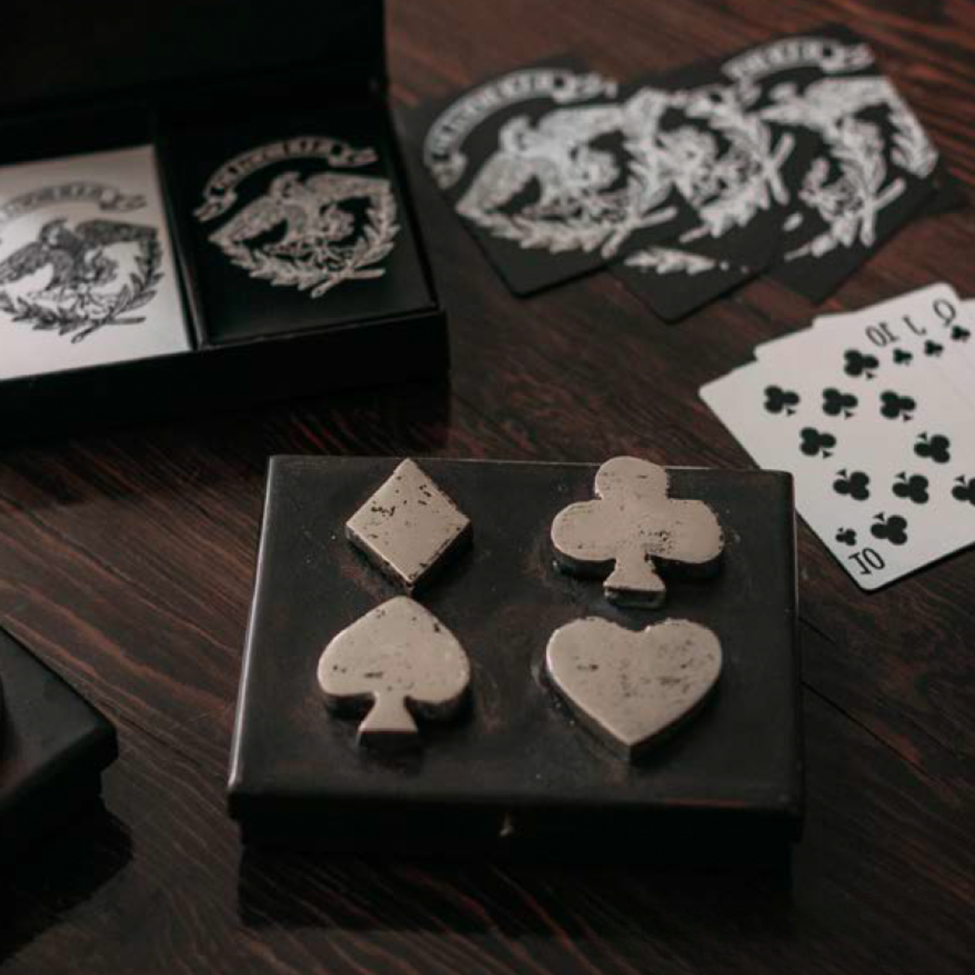 El Sorteo Card Box in Nickel