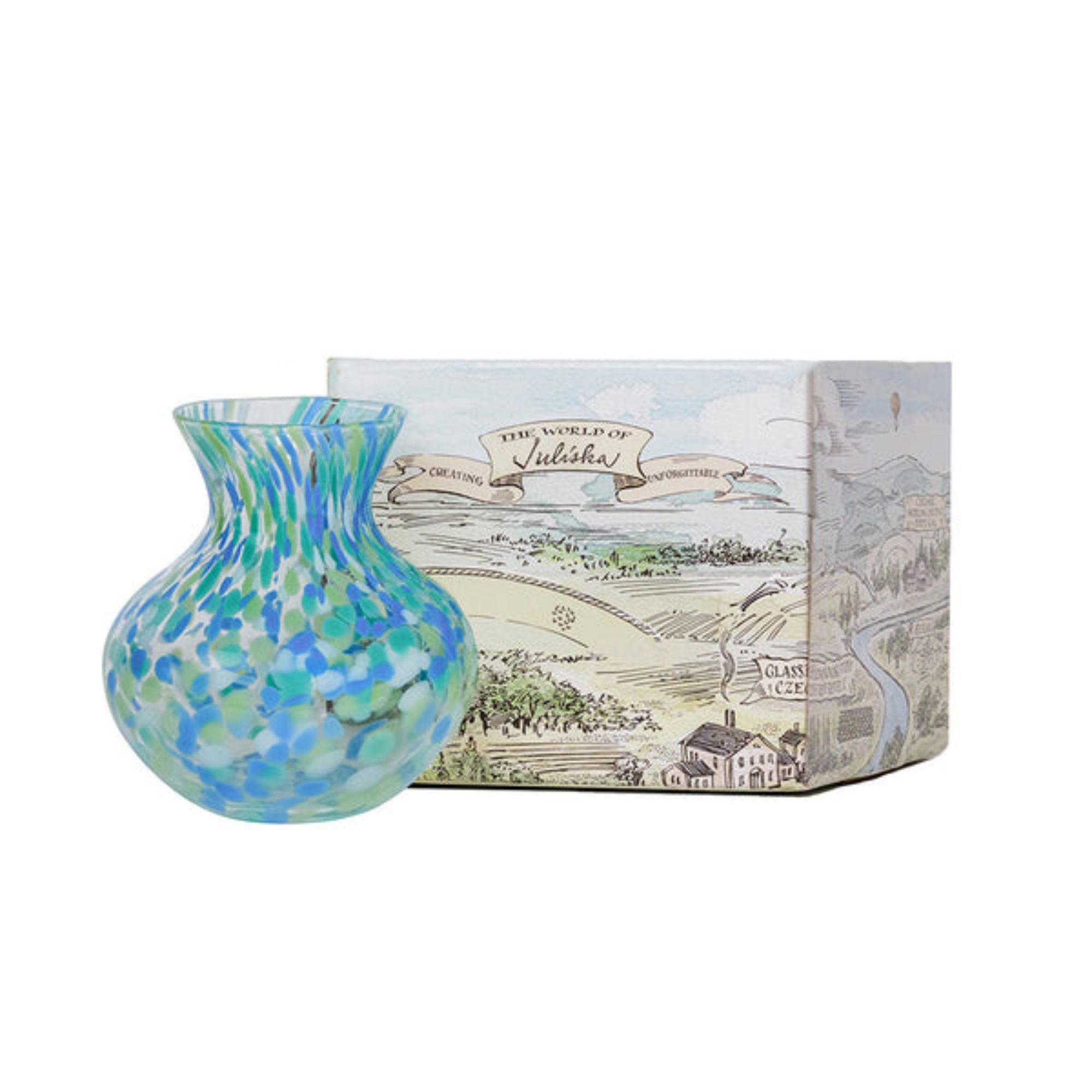 Puro 6" Vase - Ocean