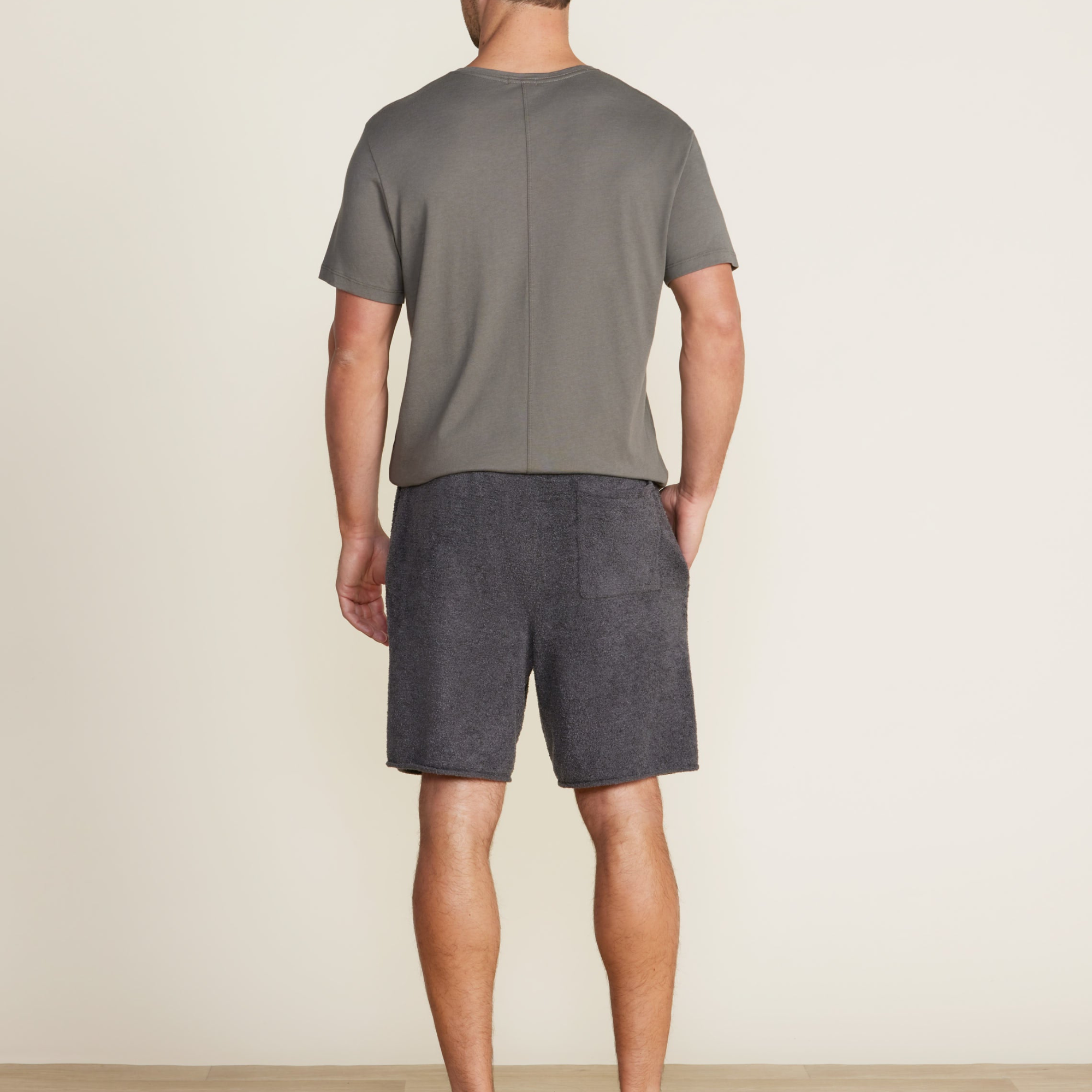 CozyChic Men's Rolled Edge Shorts