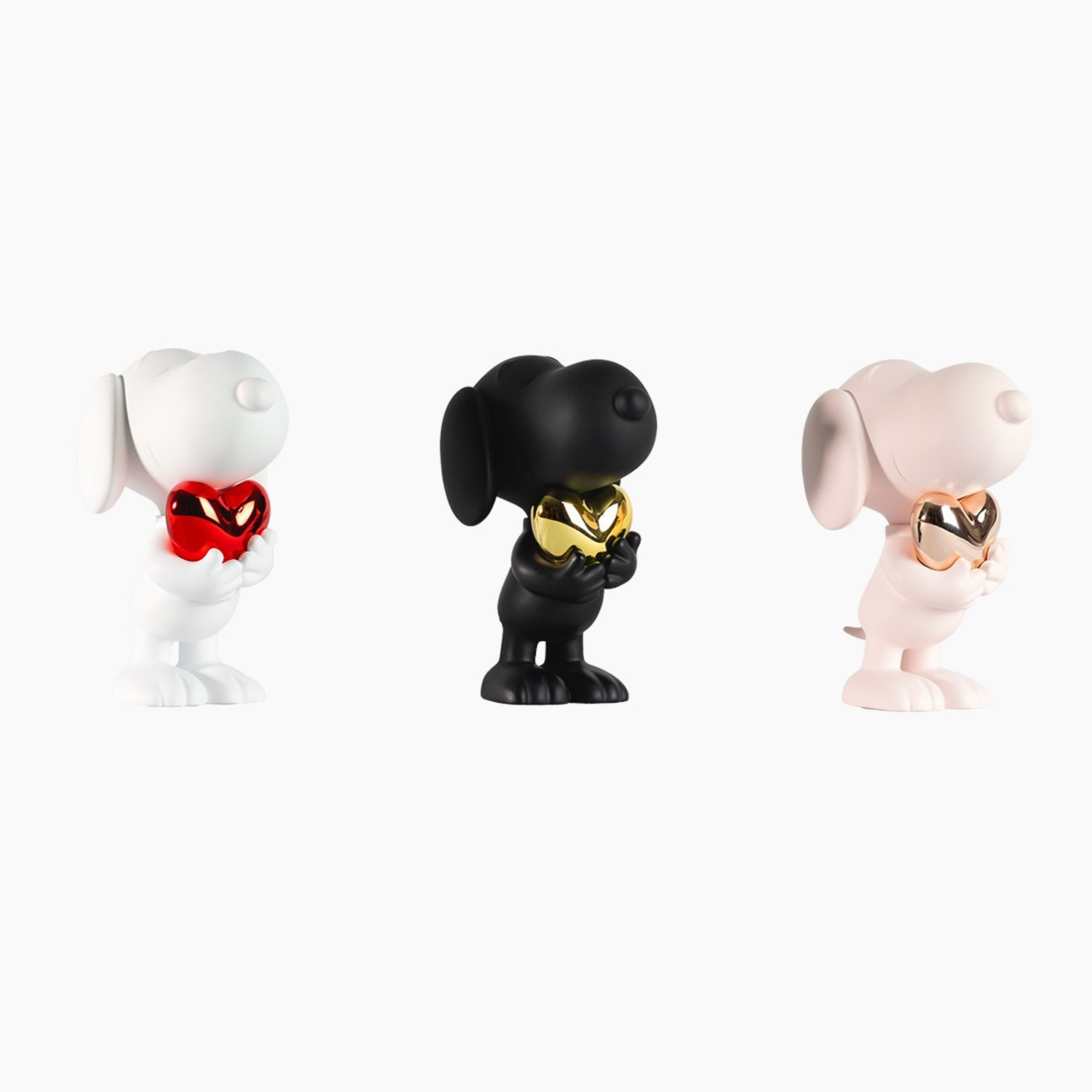 Set de Snoopy Heart Chromed