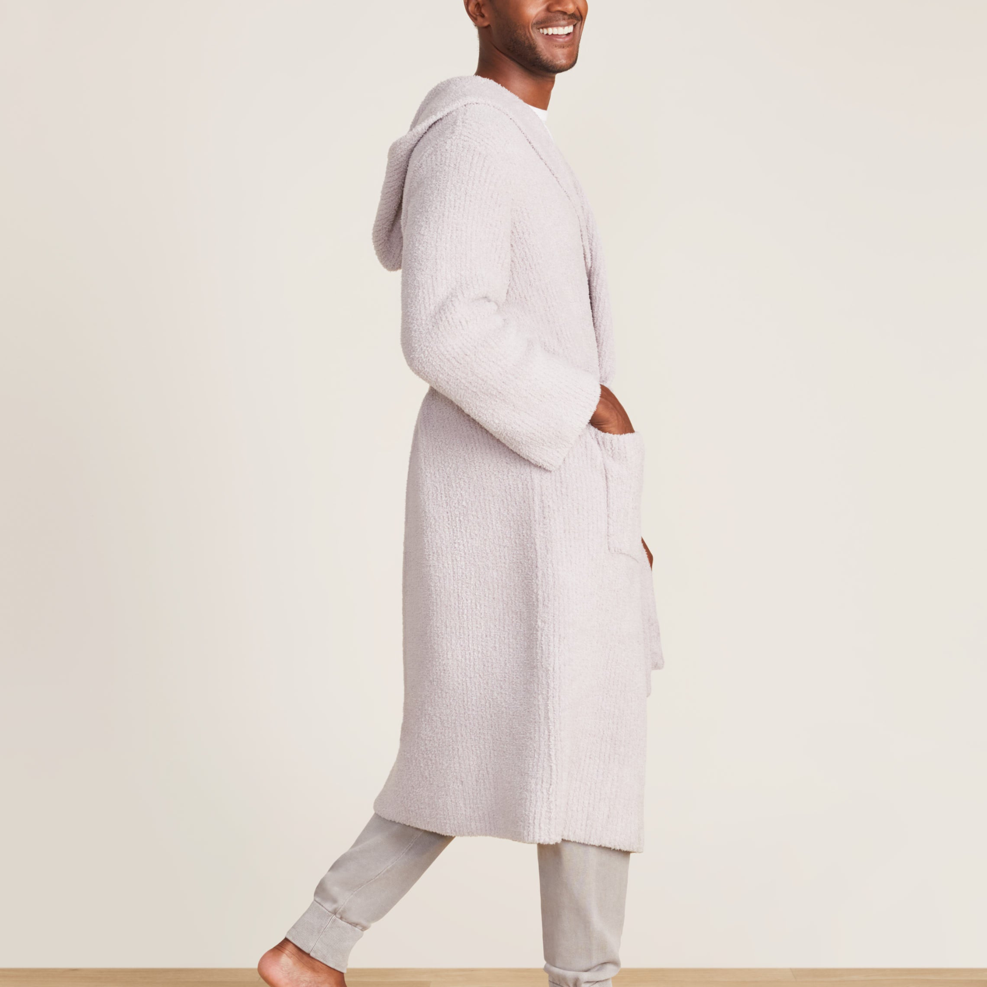 CozyChic Ribbed Hooded Robe