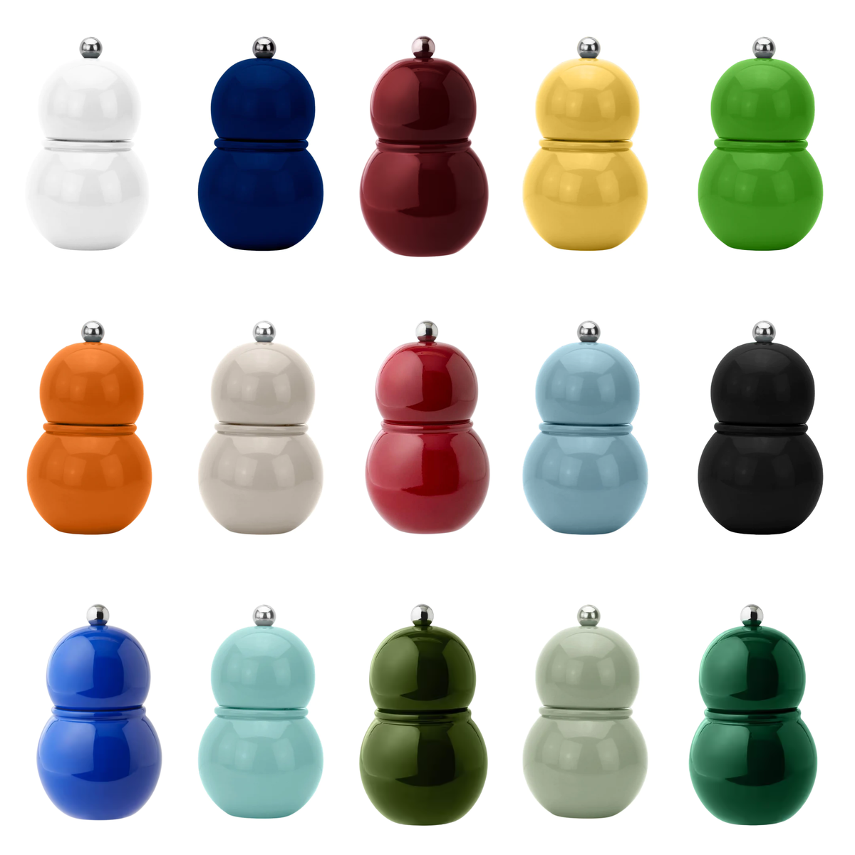 Lacquer Chubbie Salt or Pepper Grinder