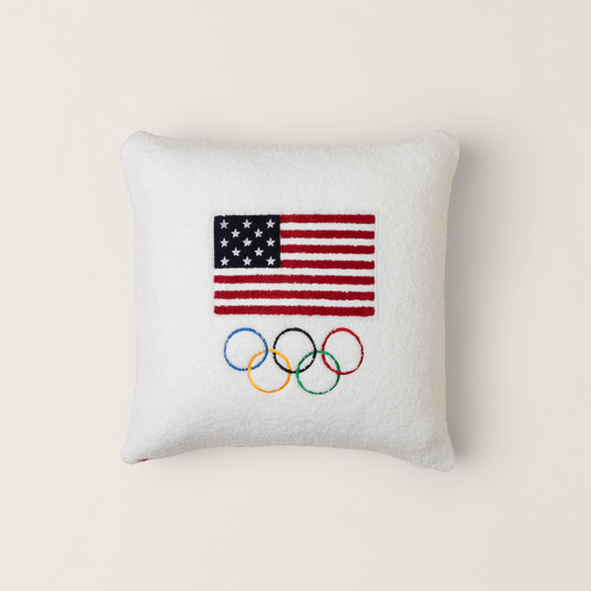 CozyChic Team USA Flag Olympic Ring Pillow