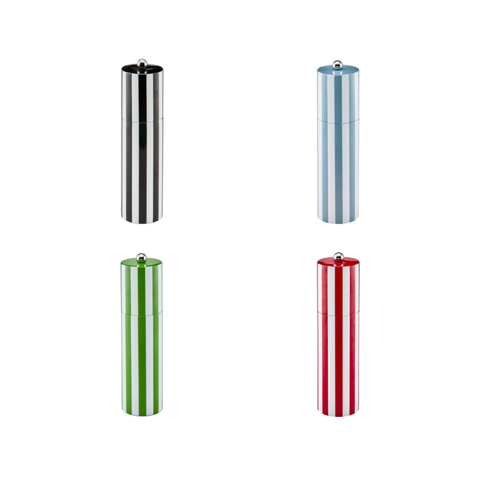 Striped Column Salt or Pepper Mill