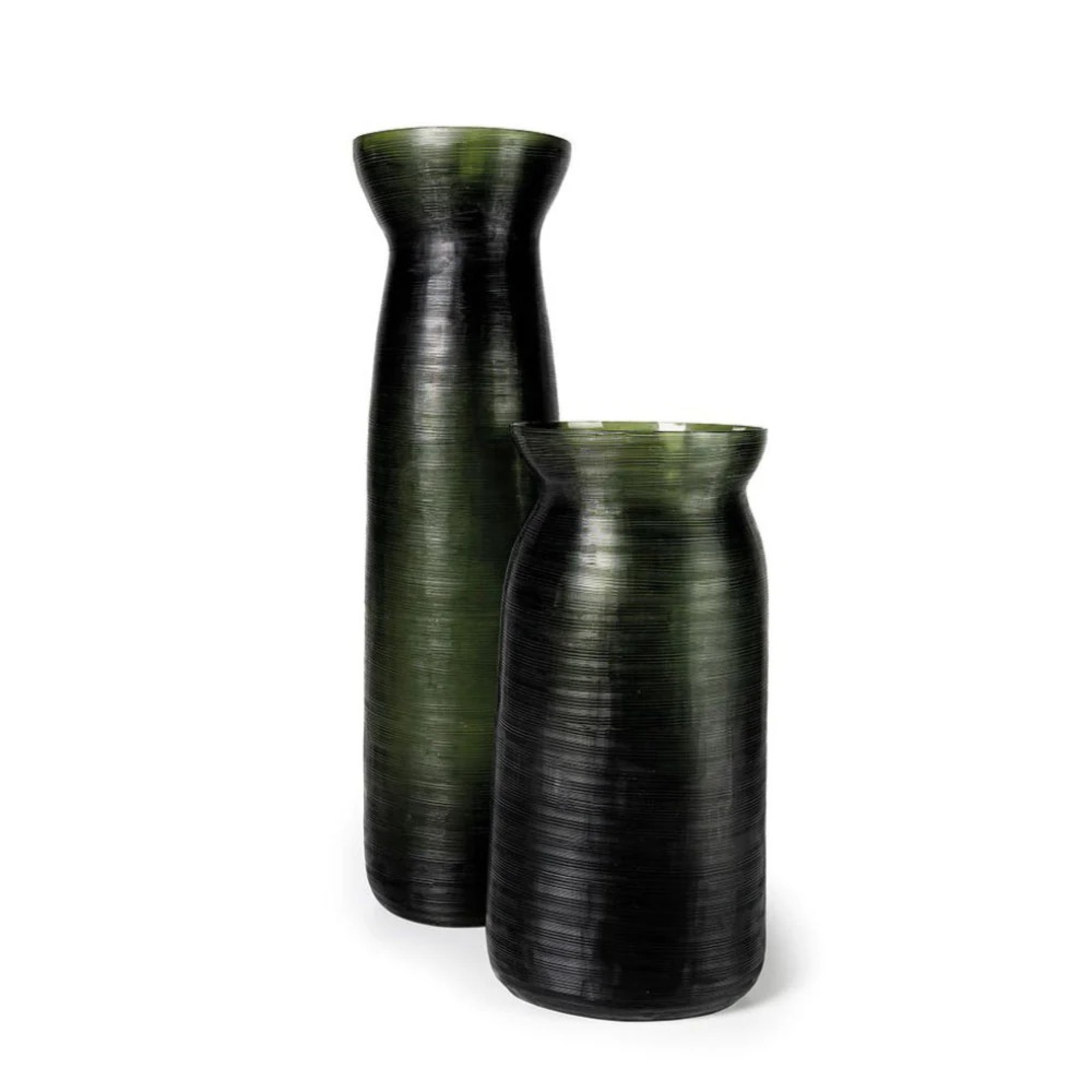 Mathura Vase - Black Steelgrey