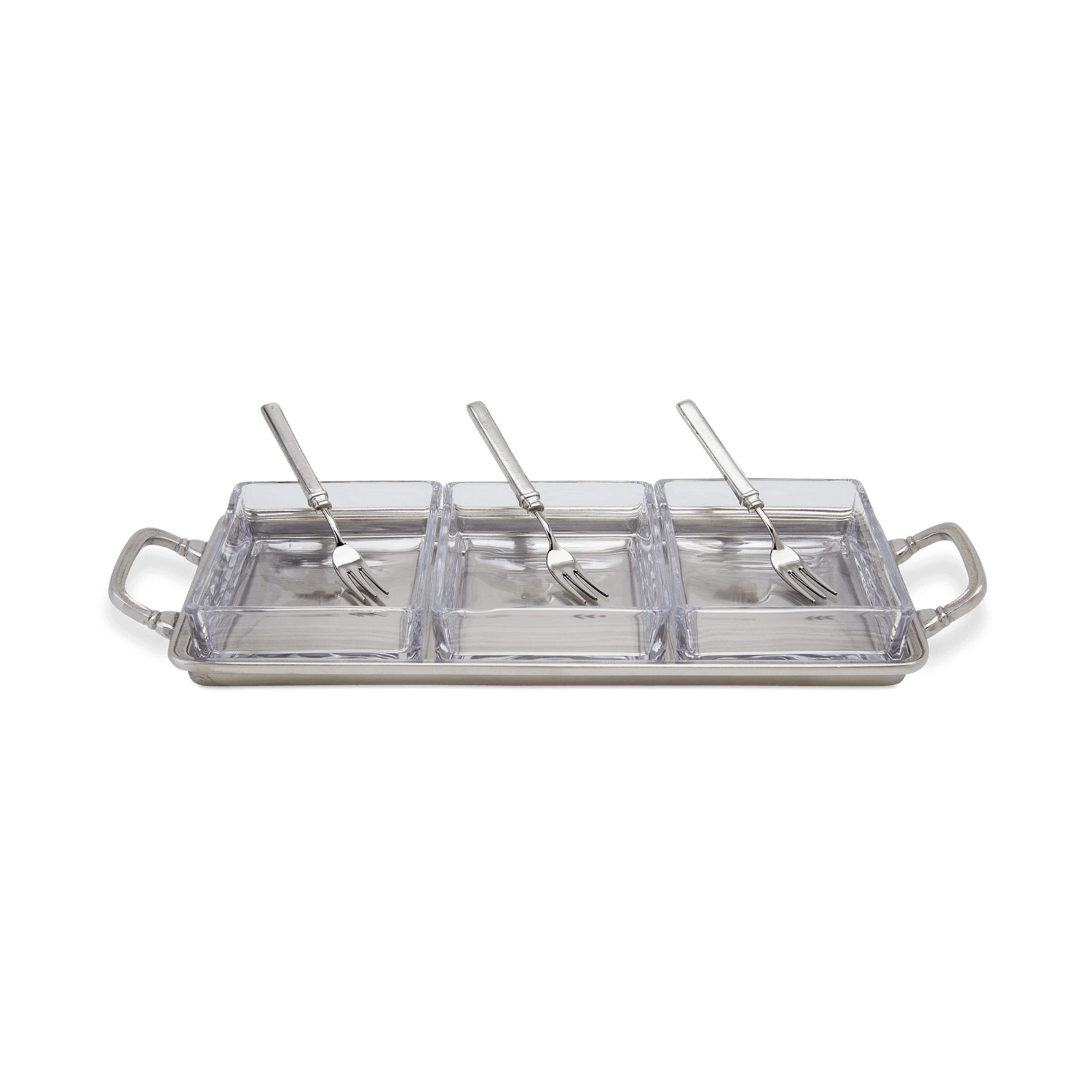 Cruditè Tray with Handles