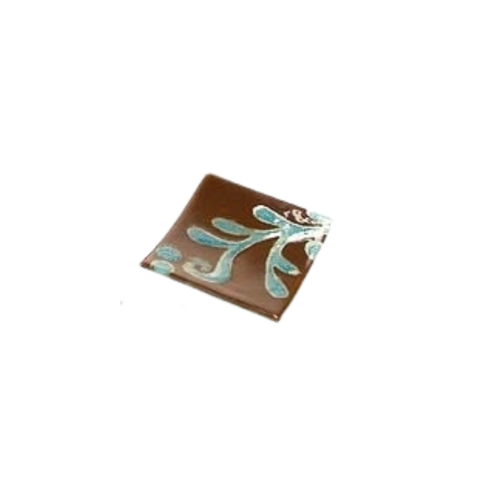 Chocolate Azure Leaf Tray