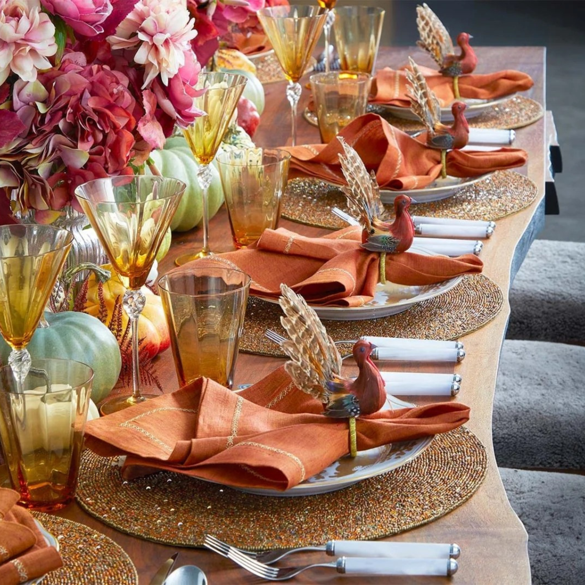 Daphne Tumbler in Amber - Set of 4