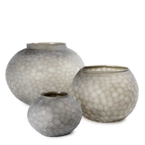 Bangui Vase - Clear Smokegrey | Maison & Tavola