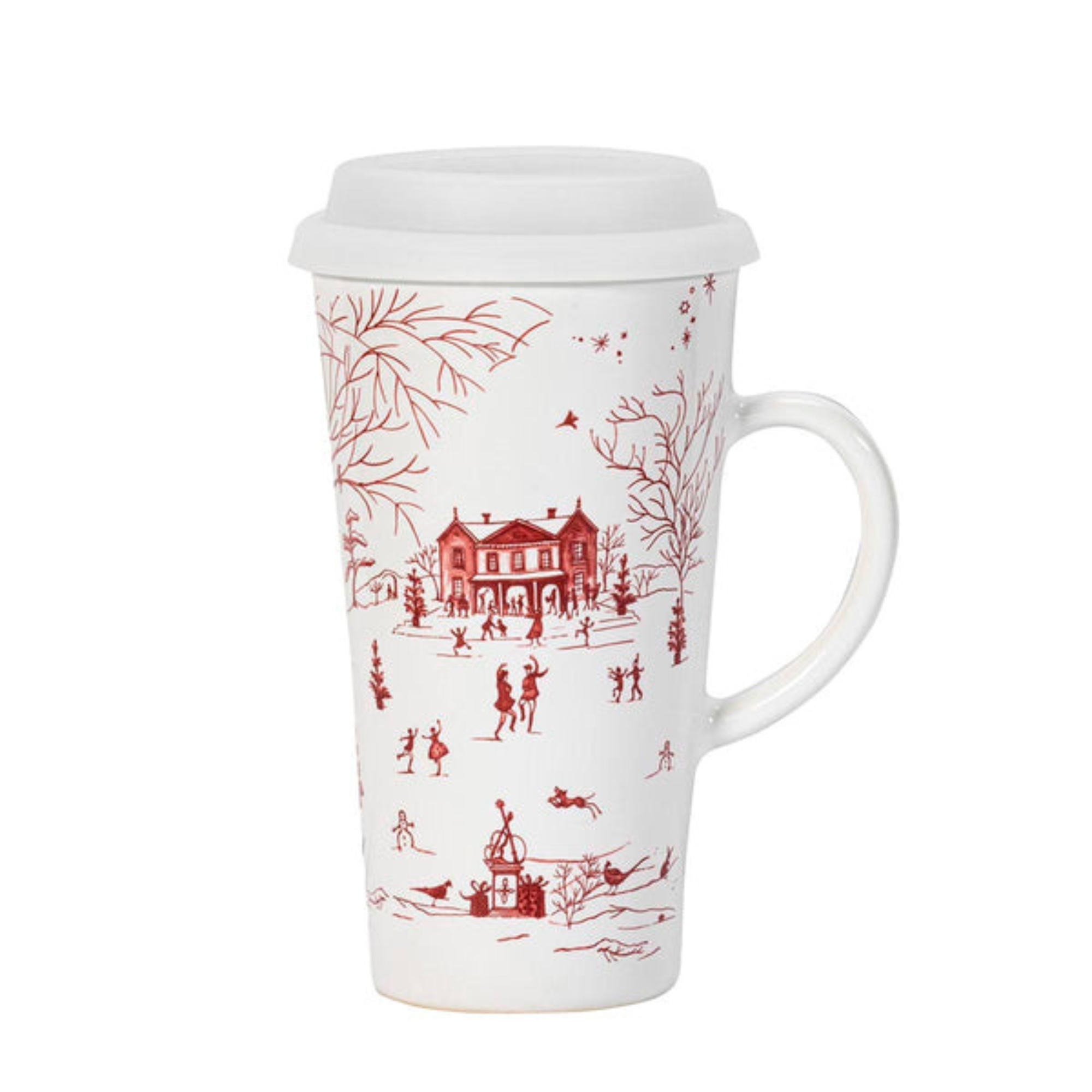 Country Estate Winter Frolic Travel Mug