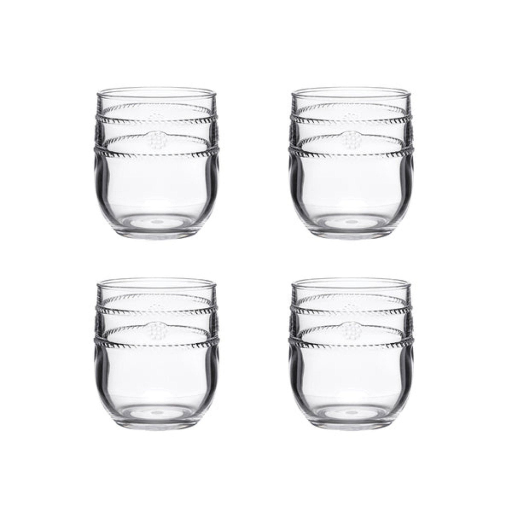 Isabella Acrylic Small Tumbler - Set of 4