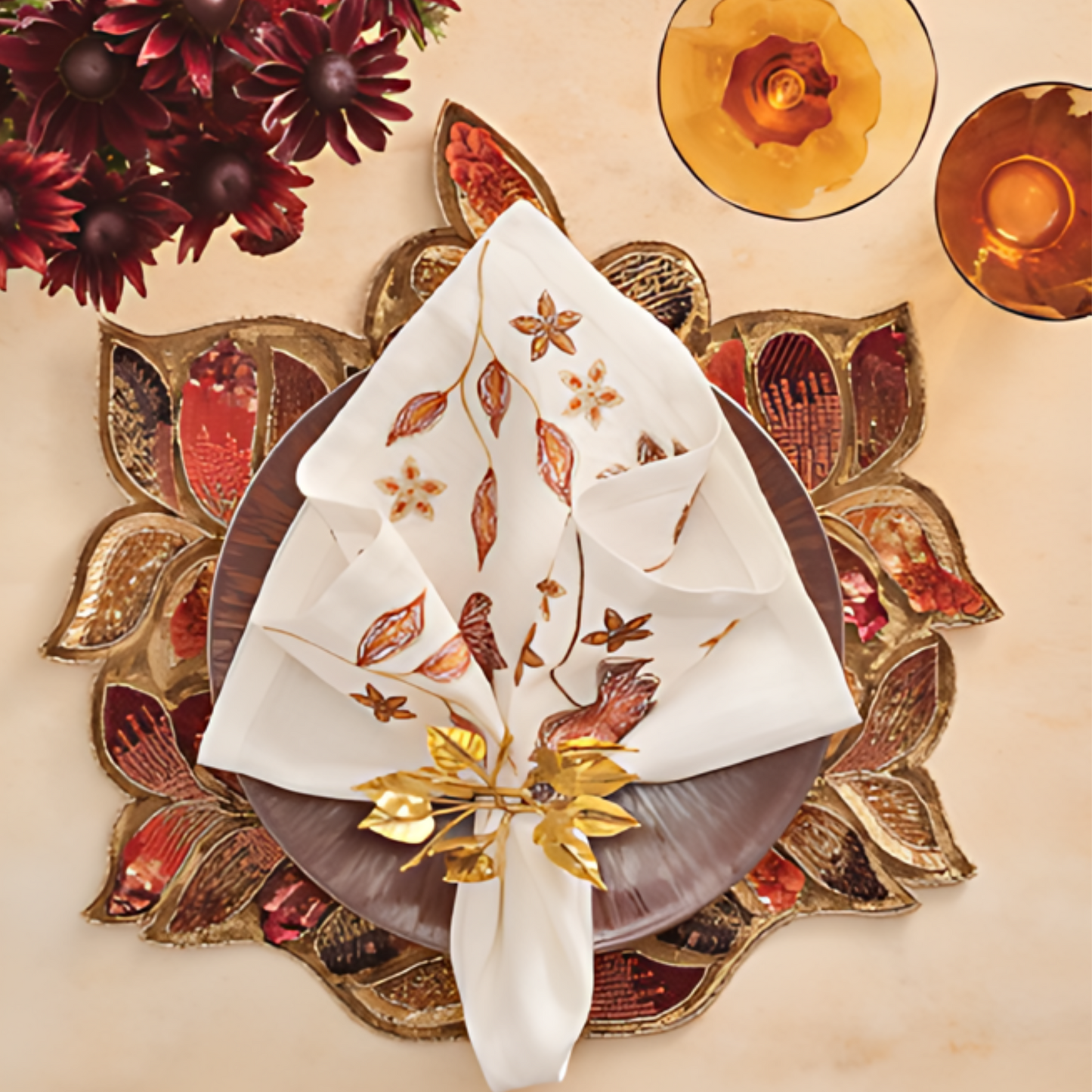 Maple Hues Napkins - Set of 4