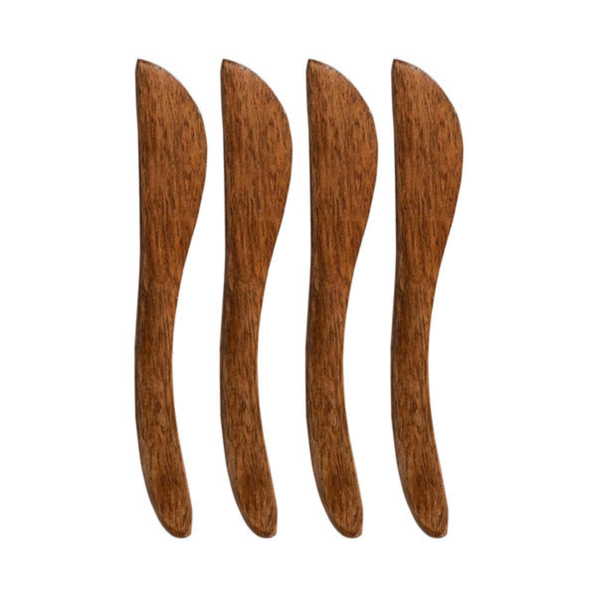 Bilbao Wood Spreader and Petite Spoons Set