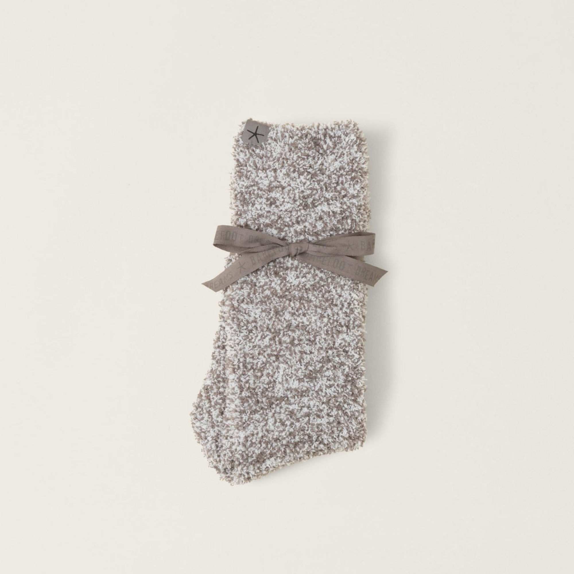 #color_Charcoal/White | CozyChic Heathered Men's Socks