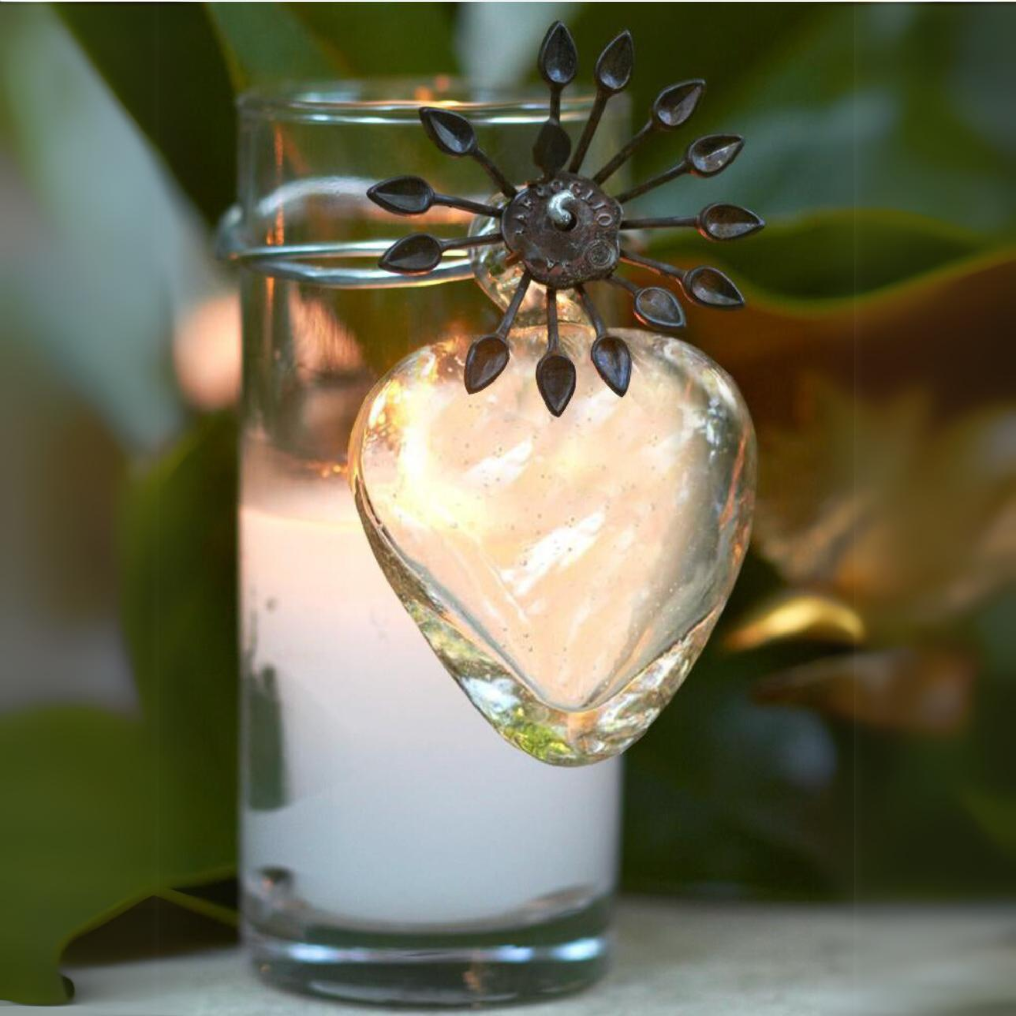 Adelita Corazon Heart Candle