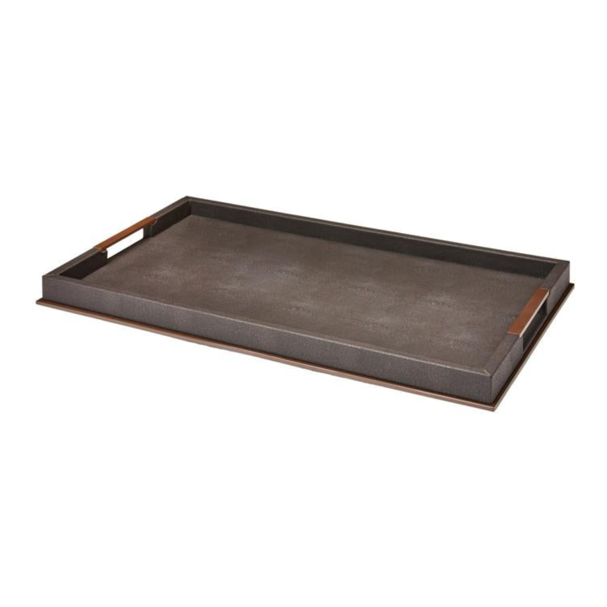 Sophie Paterson Collection: Large Anthracite Shagreen Tray