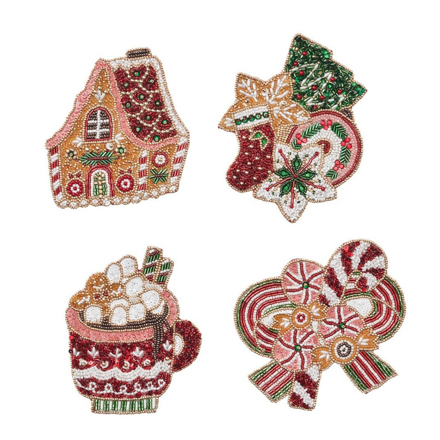 Holiday Treats Coaster - Set of 4 in a Gift Bag