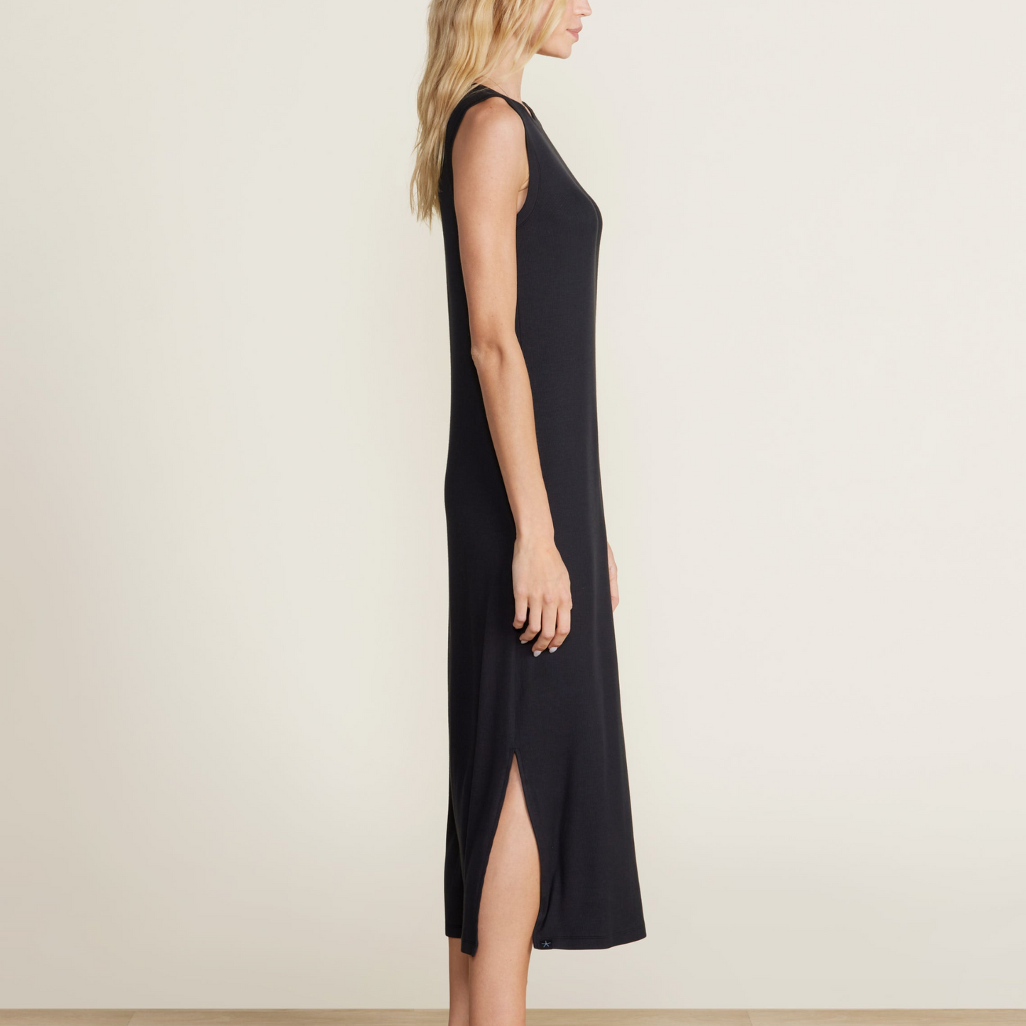 Malibu Collection Ultra Soft Rib Tank Dress