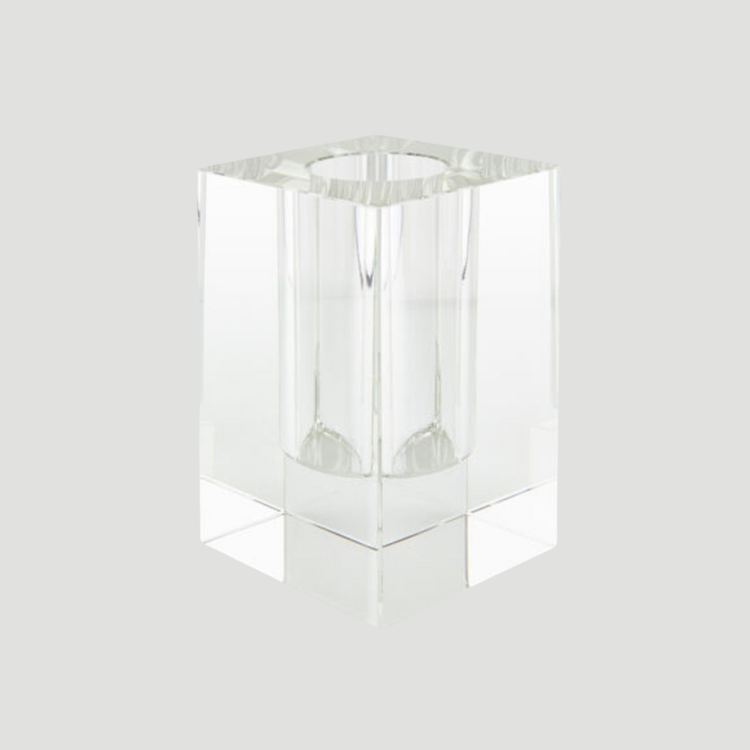 Square Crystal Vase