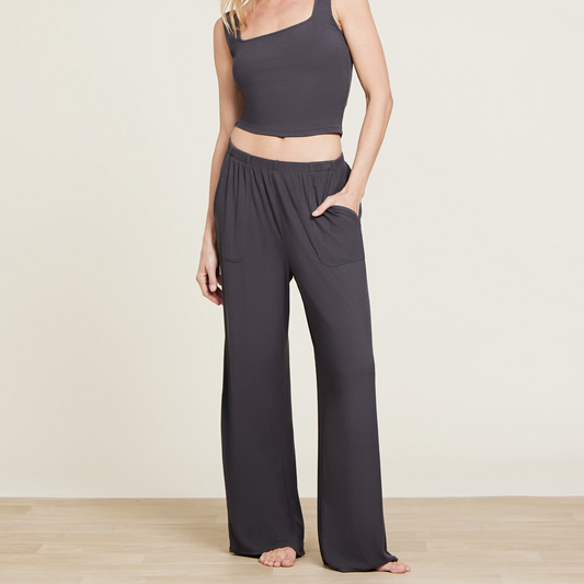 Malibu Collection Ultra Soft Rib Patch Pocket Pant