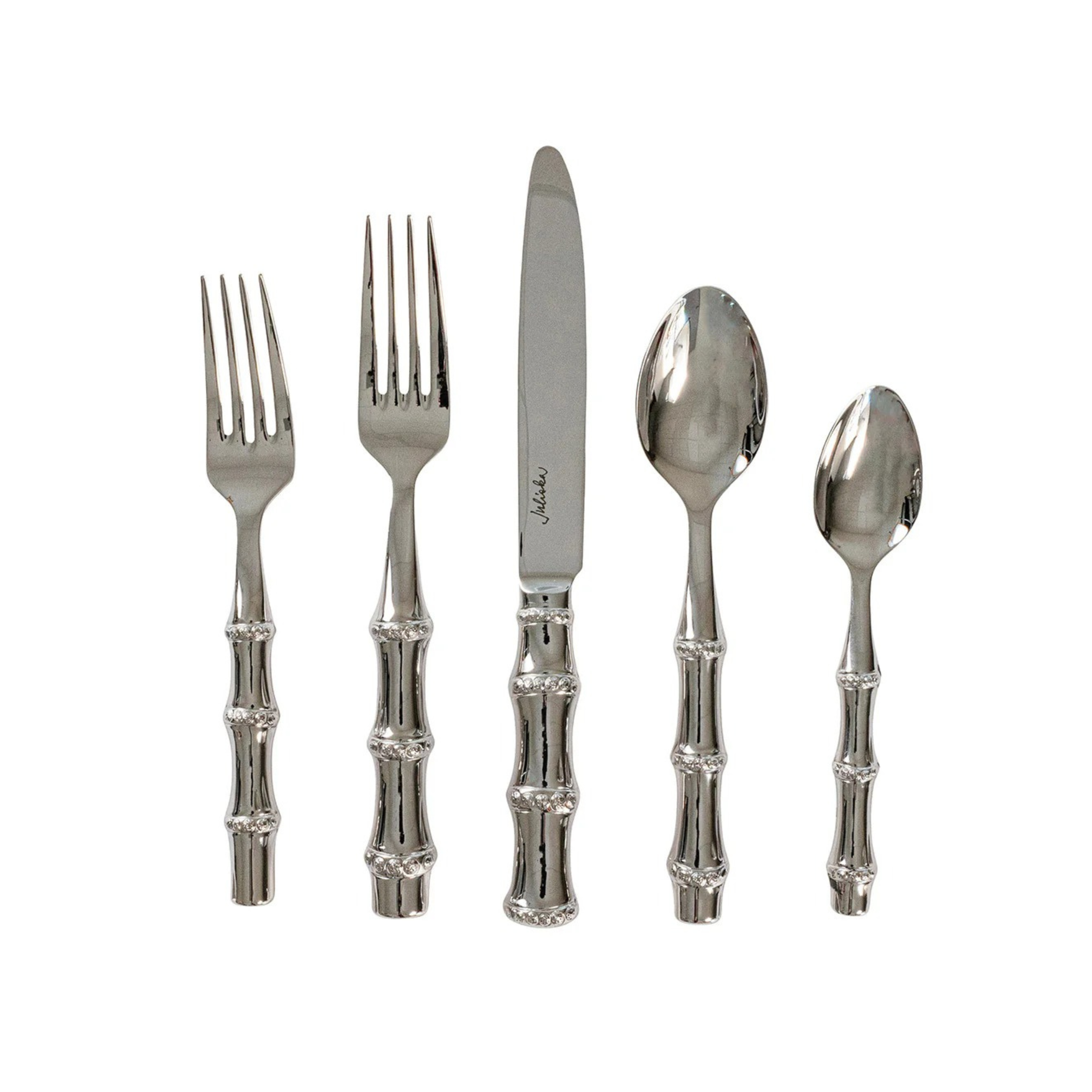 Bamboo 5 Piece Place Setting - Polished