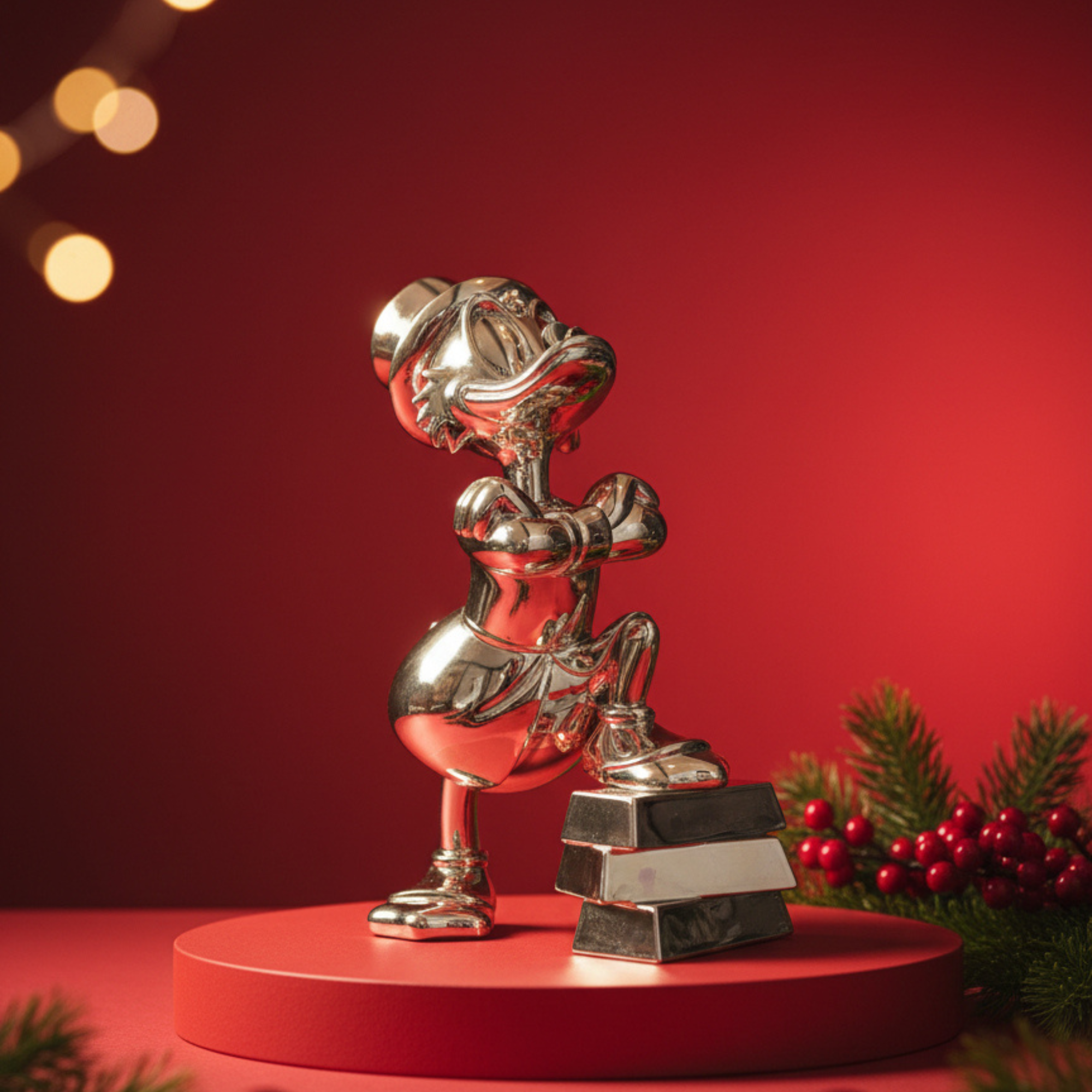 Uncle Scrooge Ingots in Chromed Gold