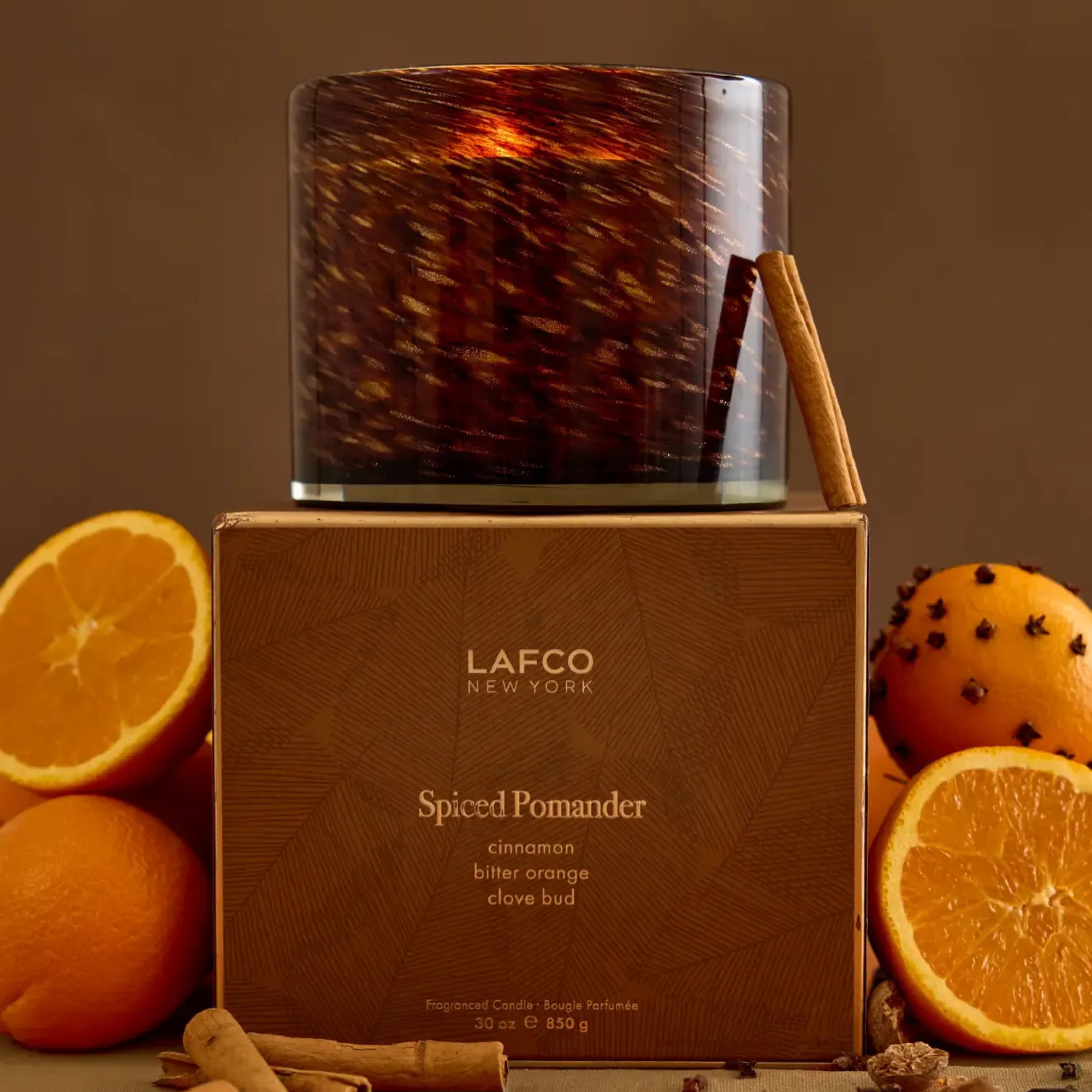 Spiced Pomander Candle