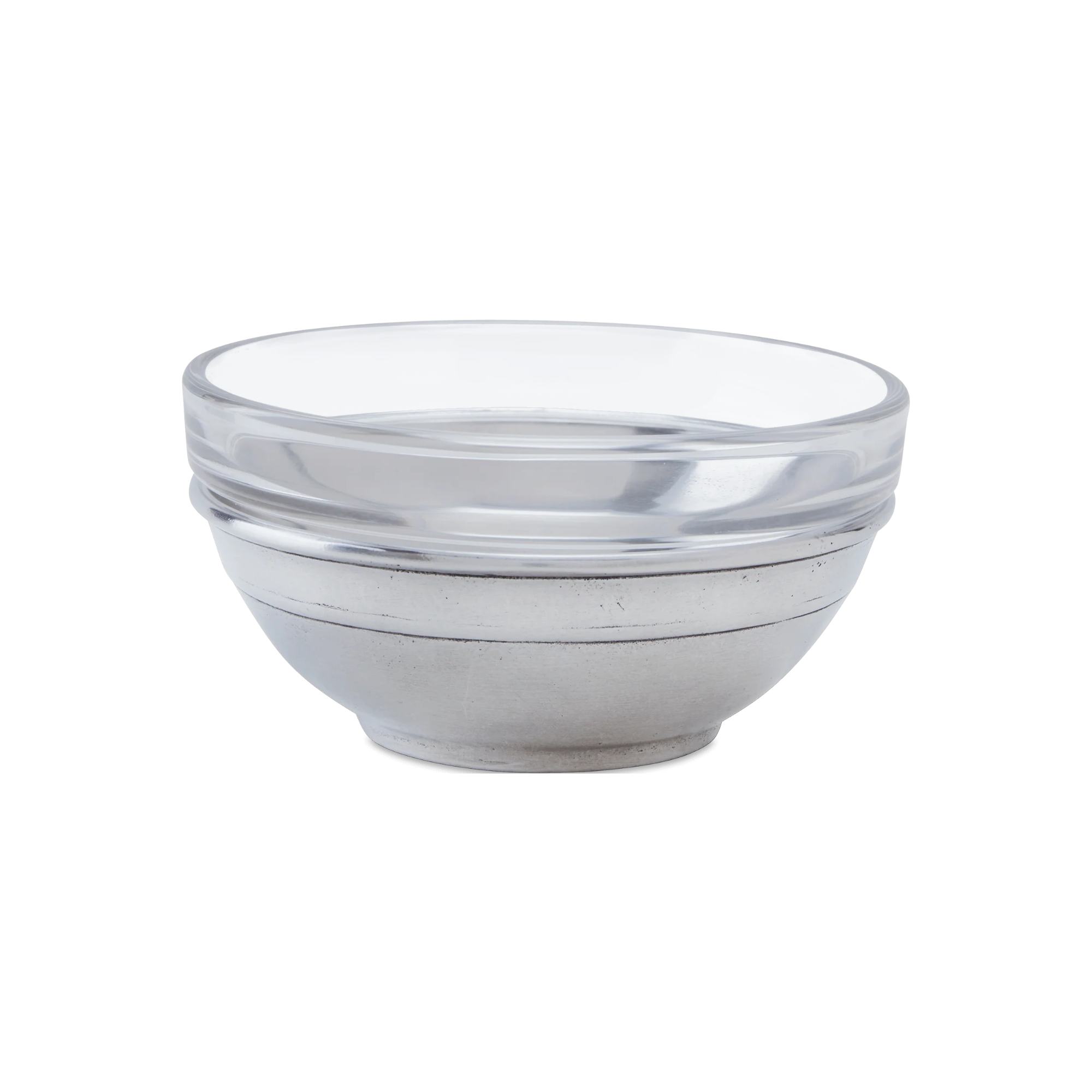 Condiment Dish with Glass Insert