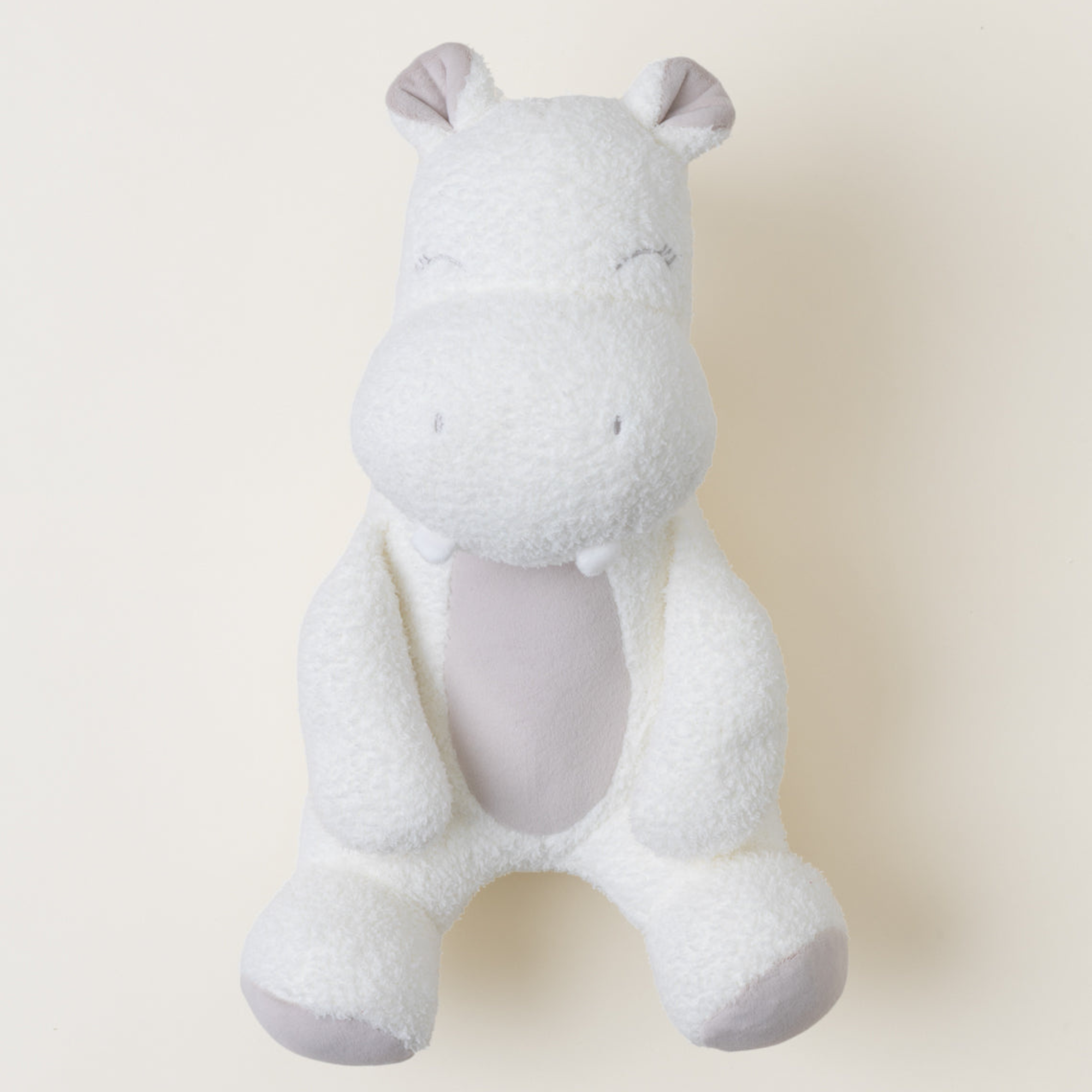 CozyChic Sleepy Hippo Buddie in Pearl / Stone