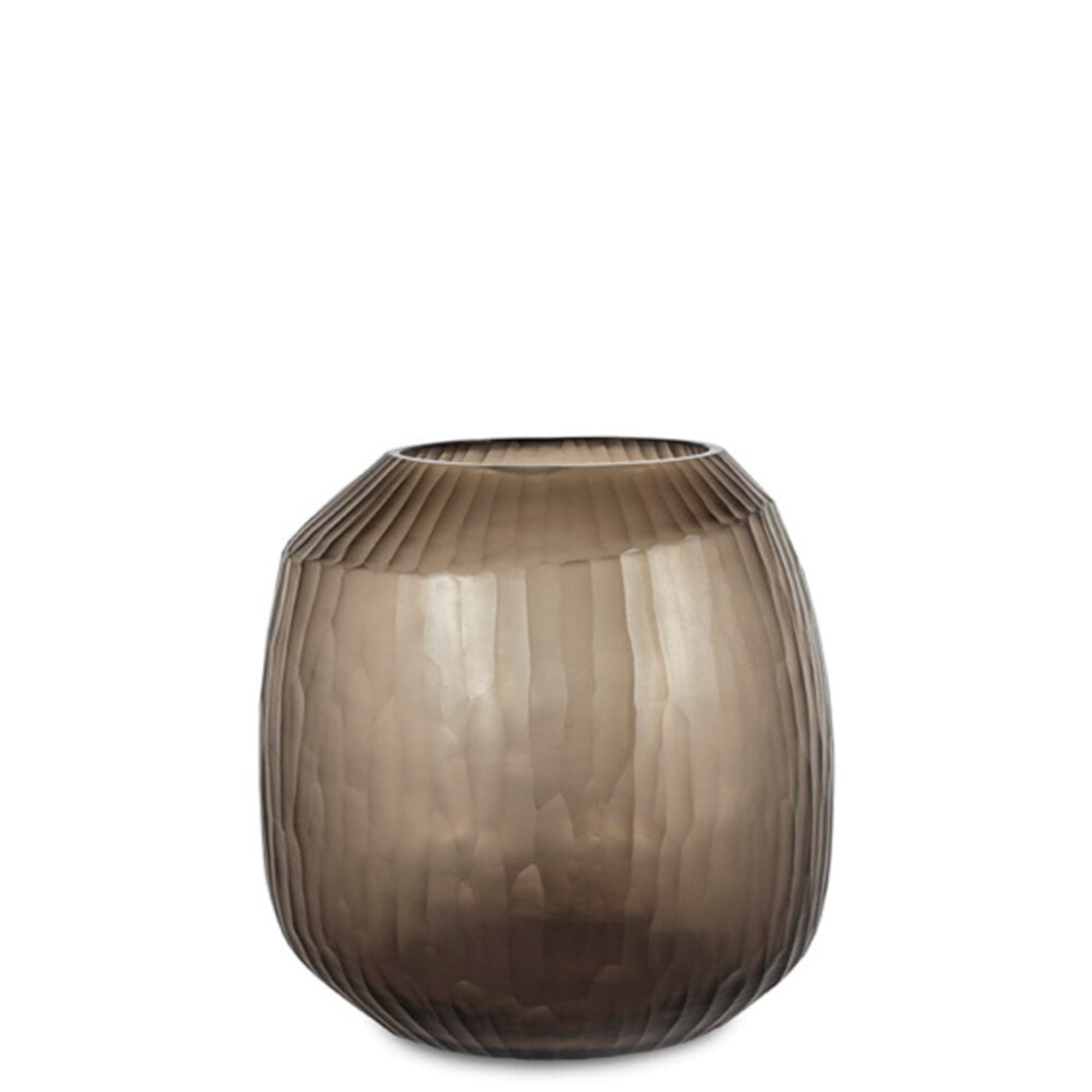 Malia Vase - Smoke Grey