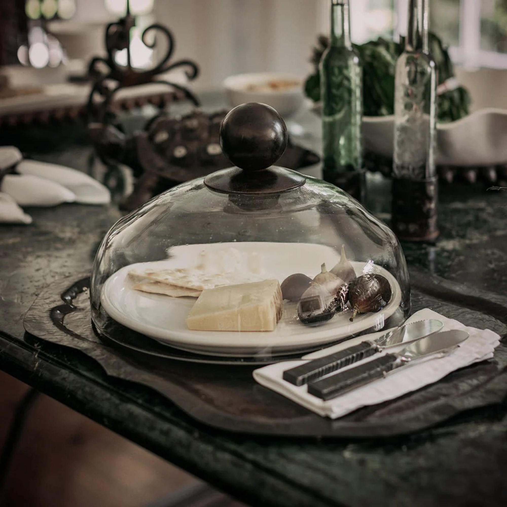 Quesera Con Plato Cheese Plate with Ceramic Plate