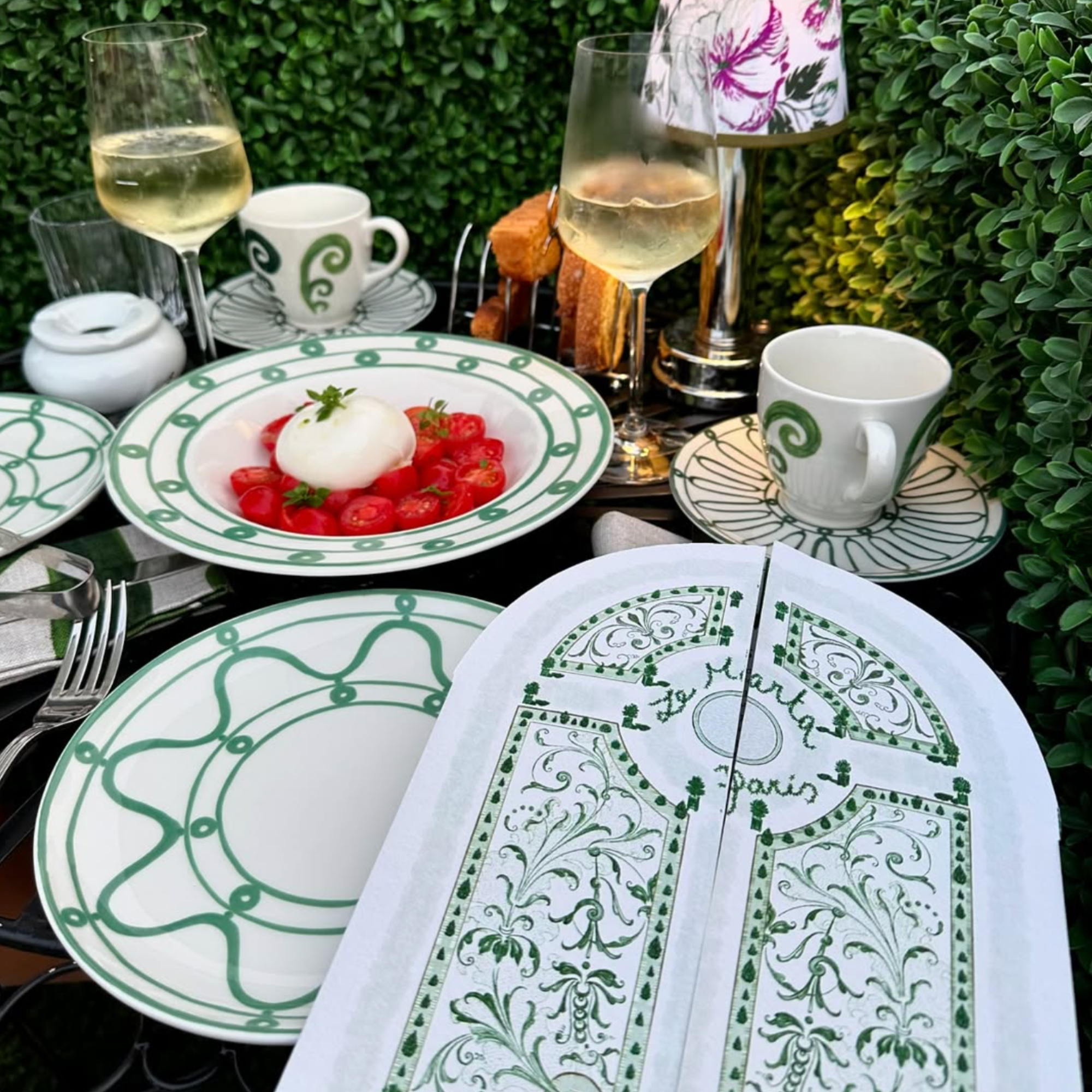 Kyma Green Soup Plate - Set of 2