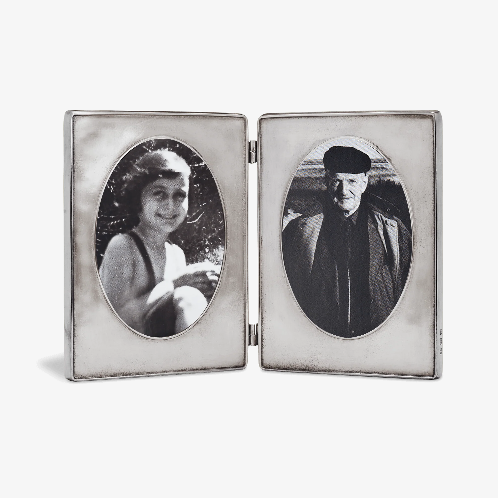 Piemonte Velluto Oval Double Frame
