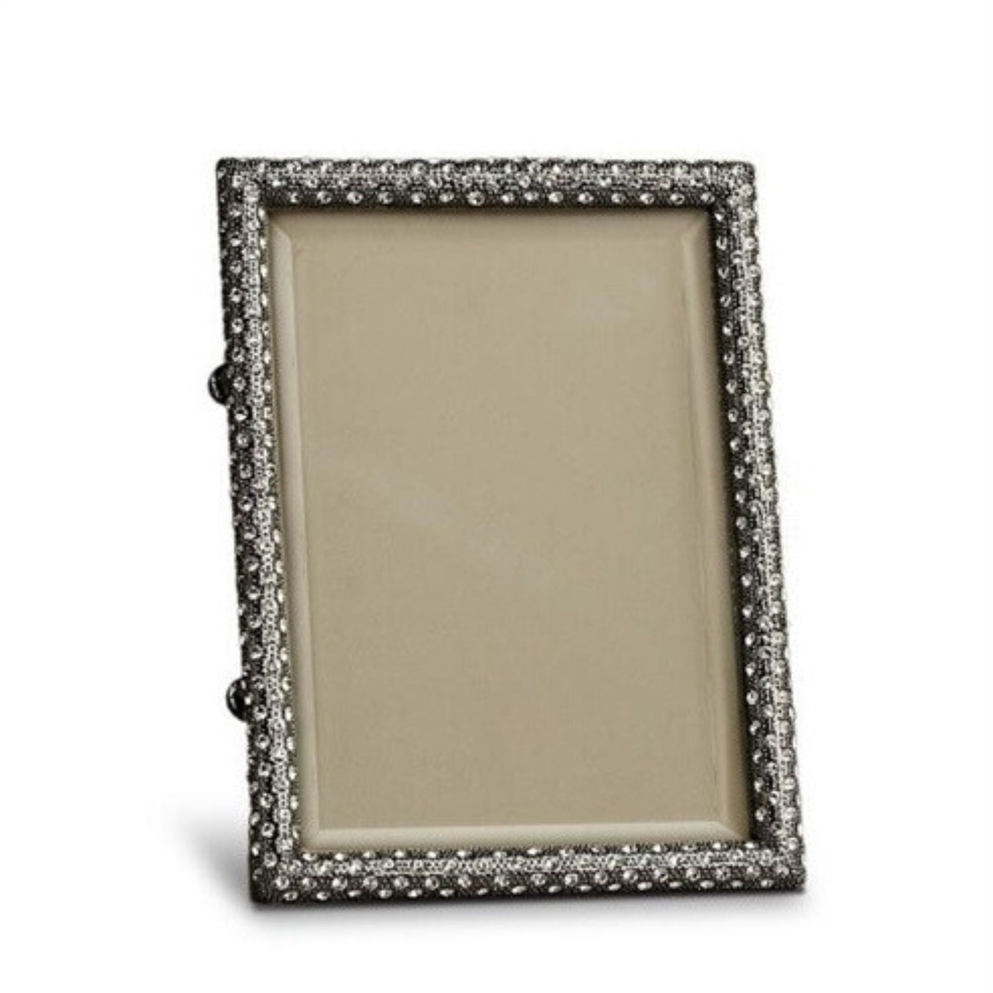 Platinum Noir Oxidized Rectangular Frame