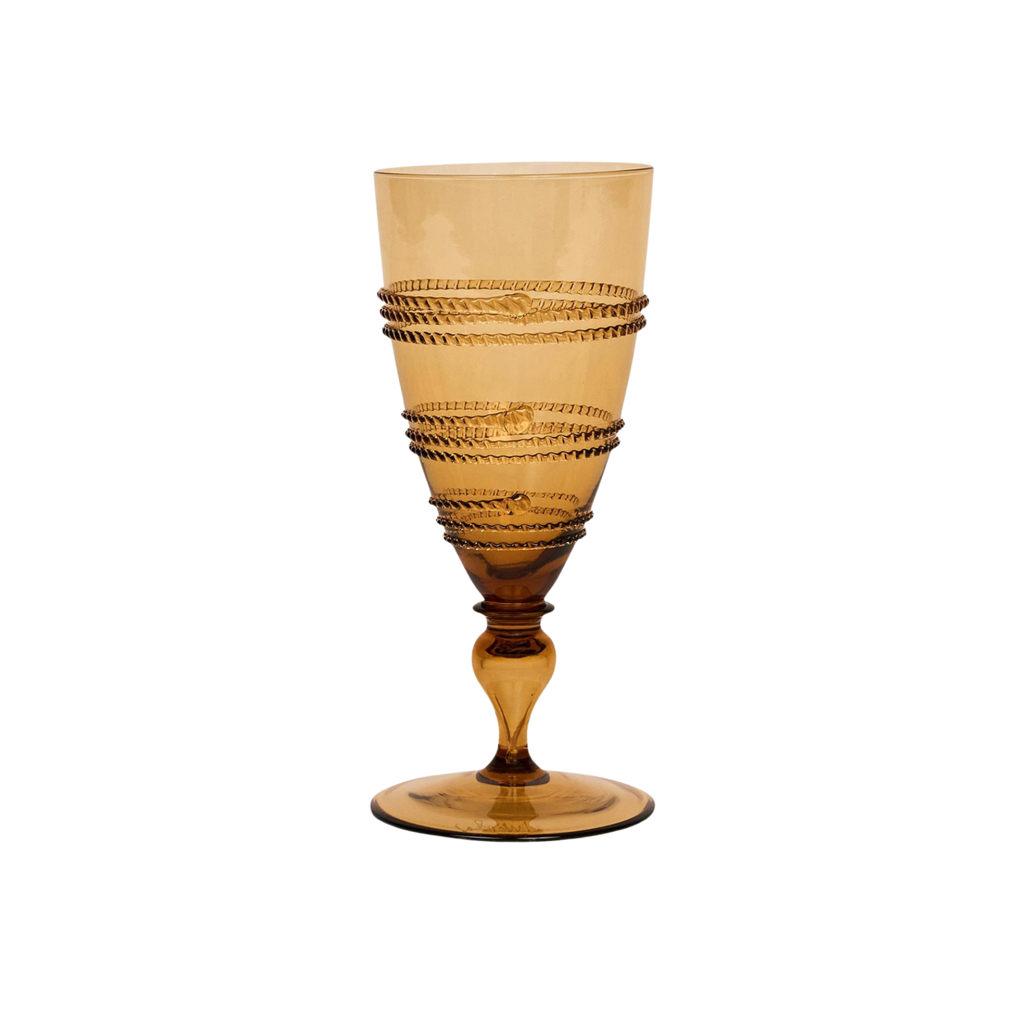 Ella Goblet Amber - Set of 4