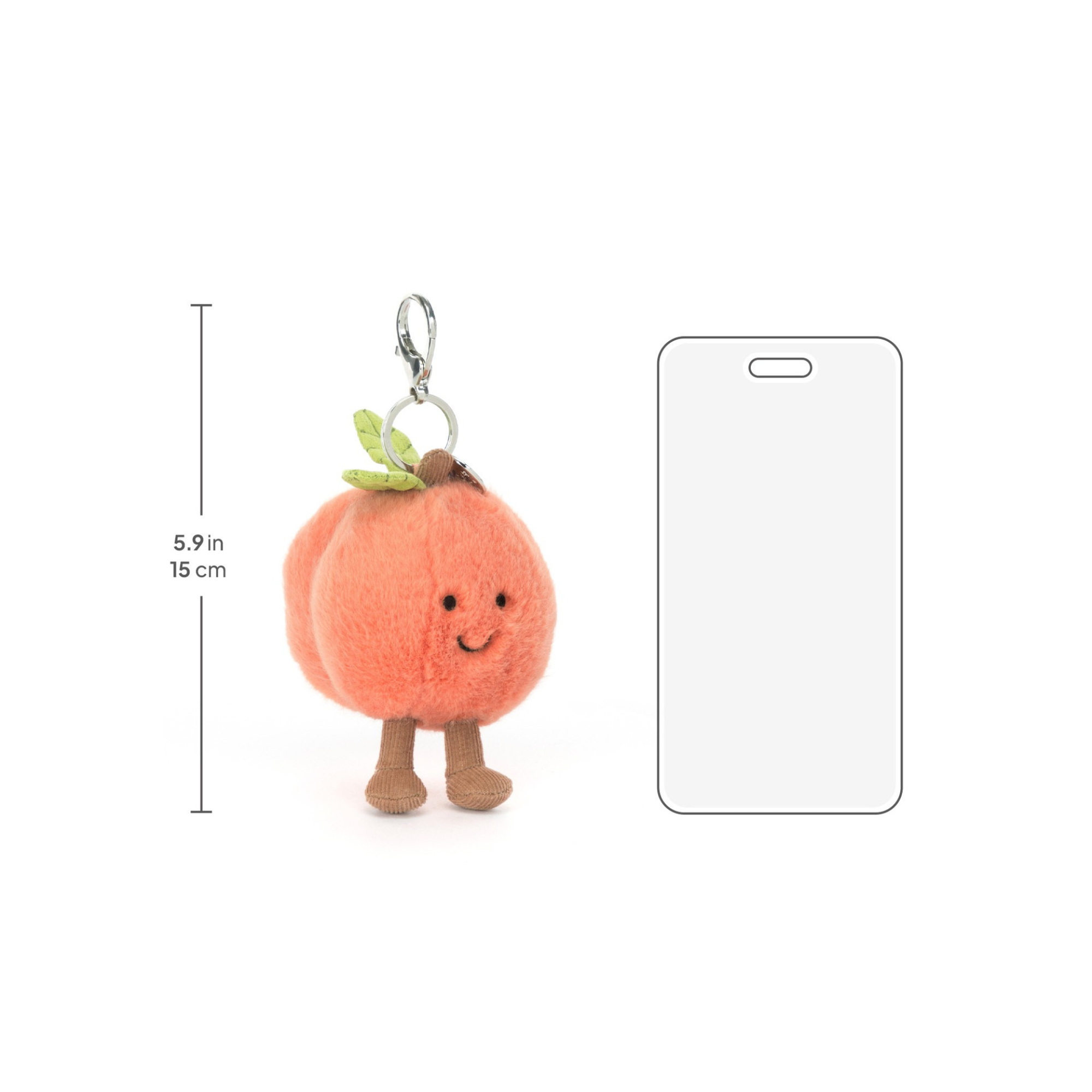 Amuseables Peach Bag Charm