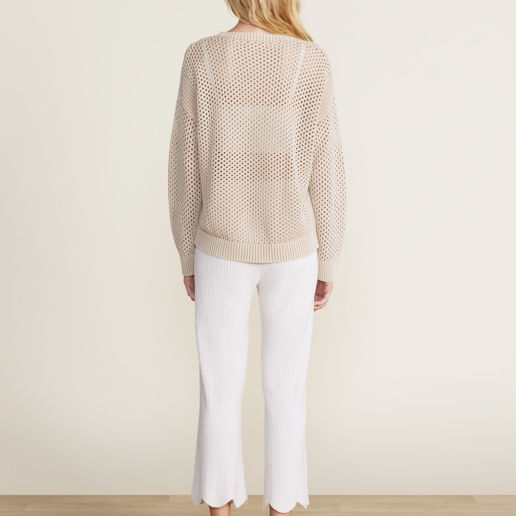 Sunbleached Open Stitch Pullover