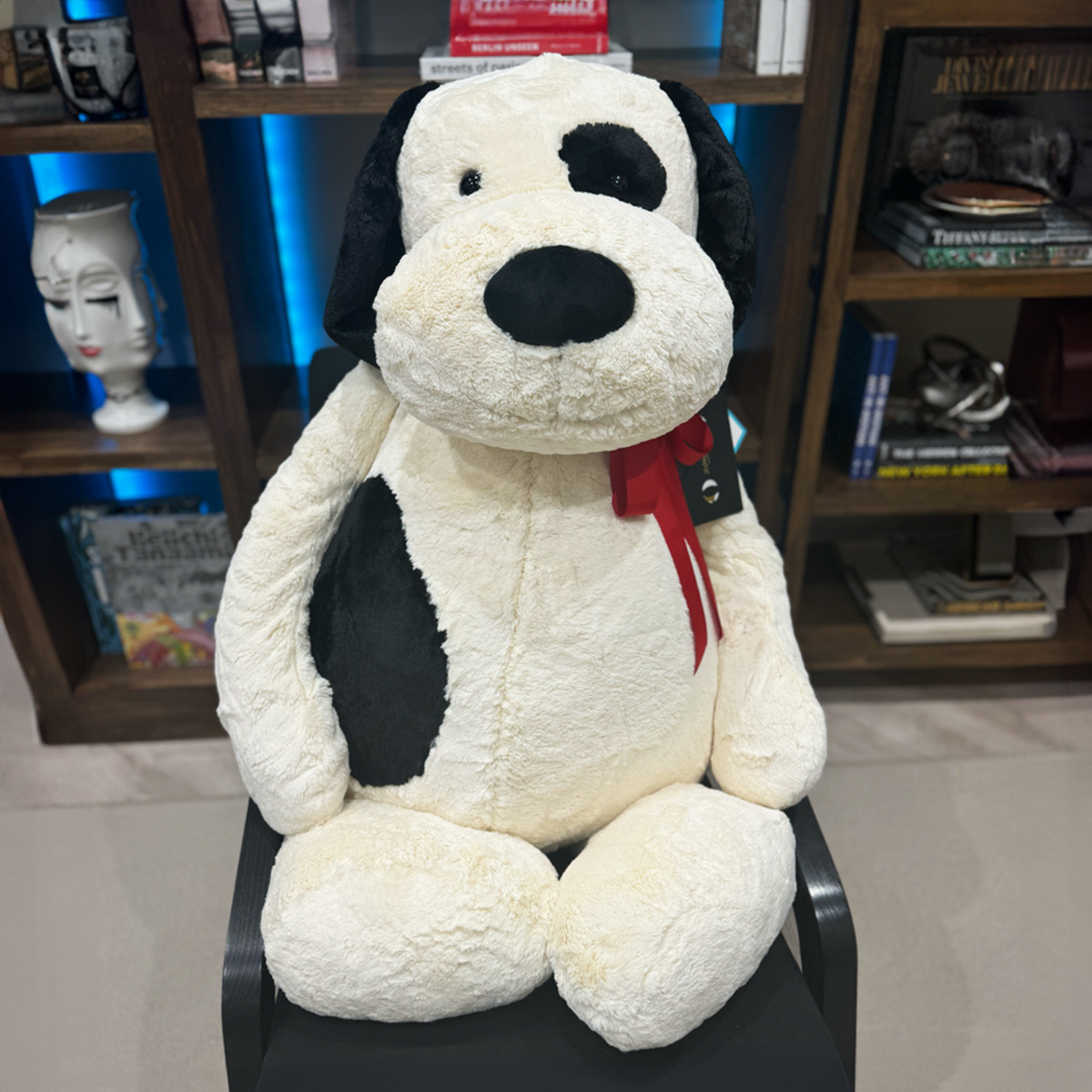 Bashful Rufferty Black & Cream Puppy - Gigantic | Maison & Tavola