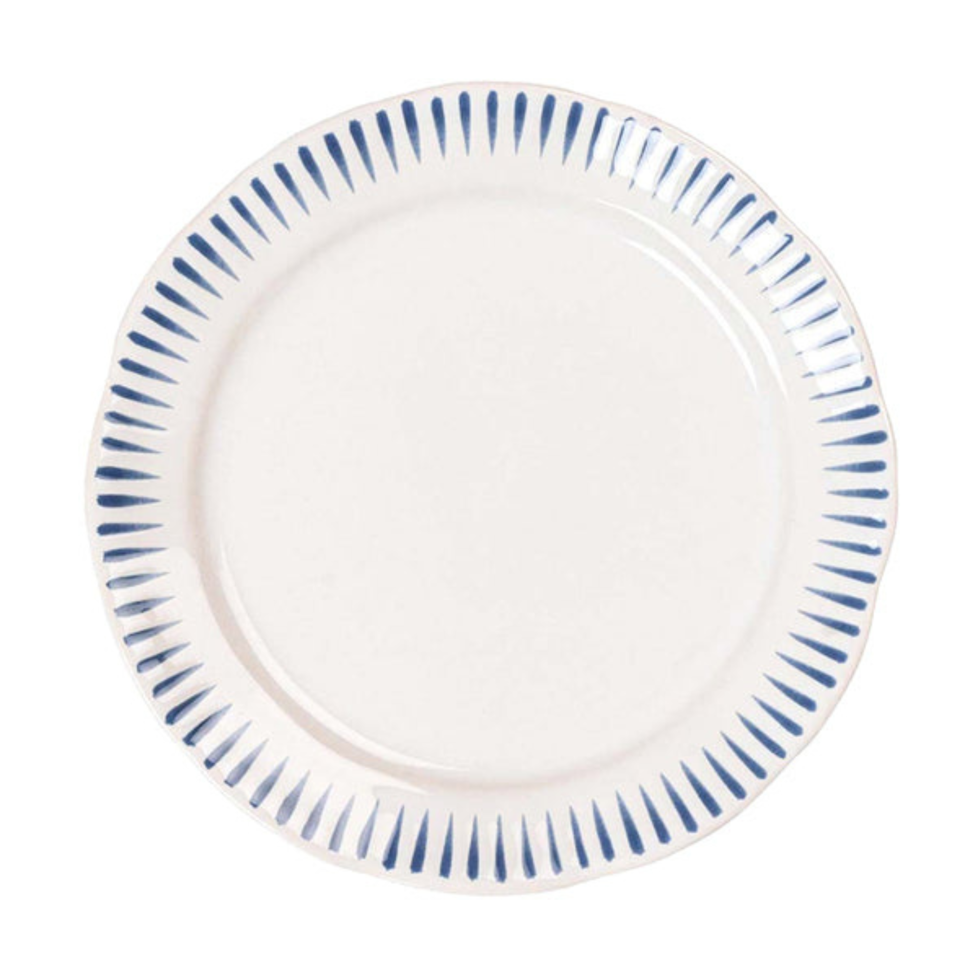 Sitio Stripe Delft Blue Dinnerware Collection - Set of 4