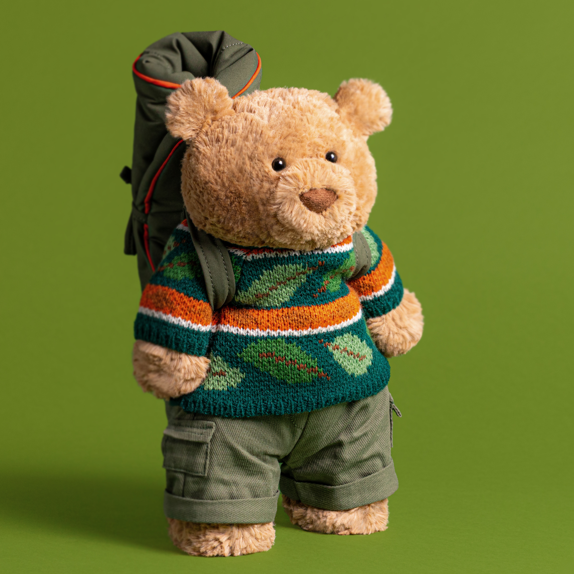 Bartholomew Bear Hiking Outfit with Sleeping Bag
