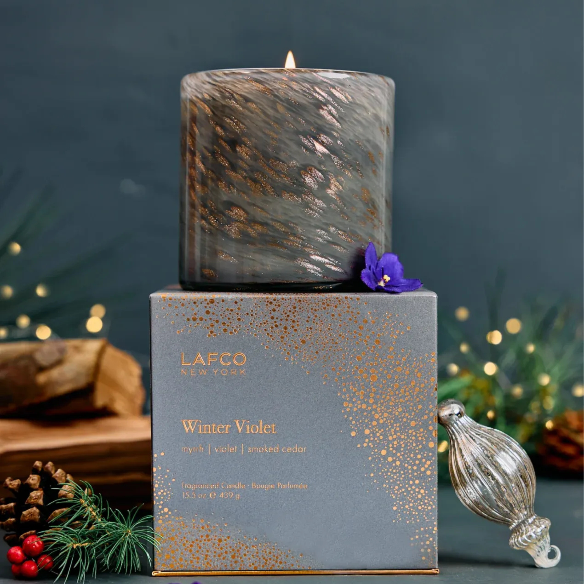 Winter Violet Candle