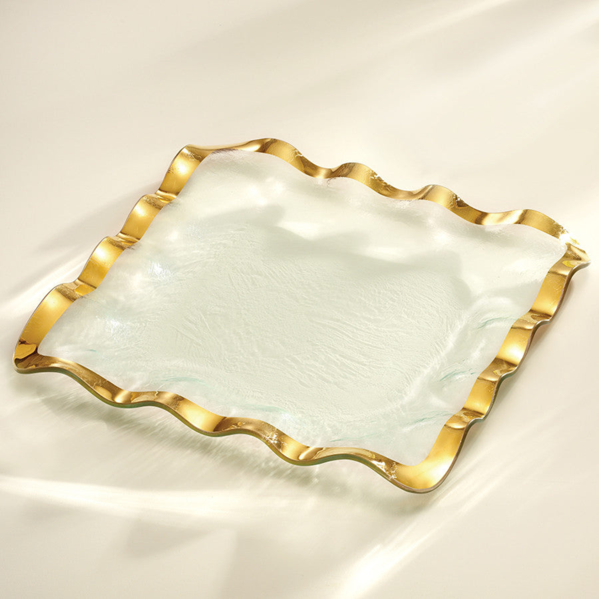 Ruffle Square Tray