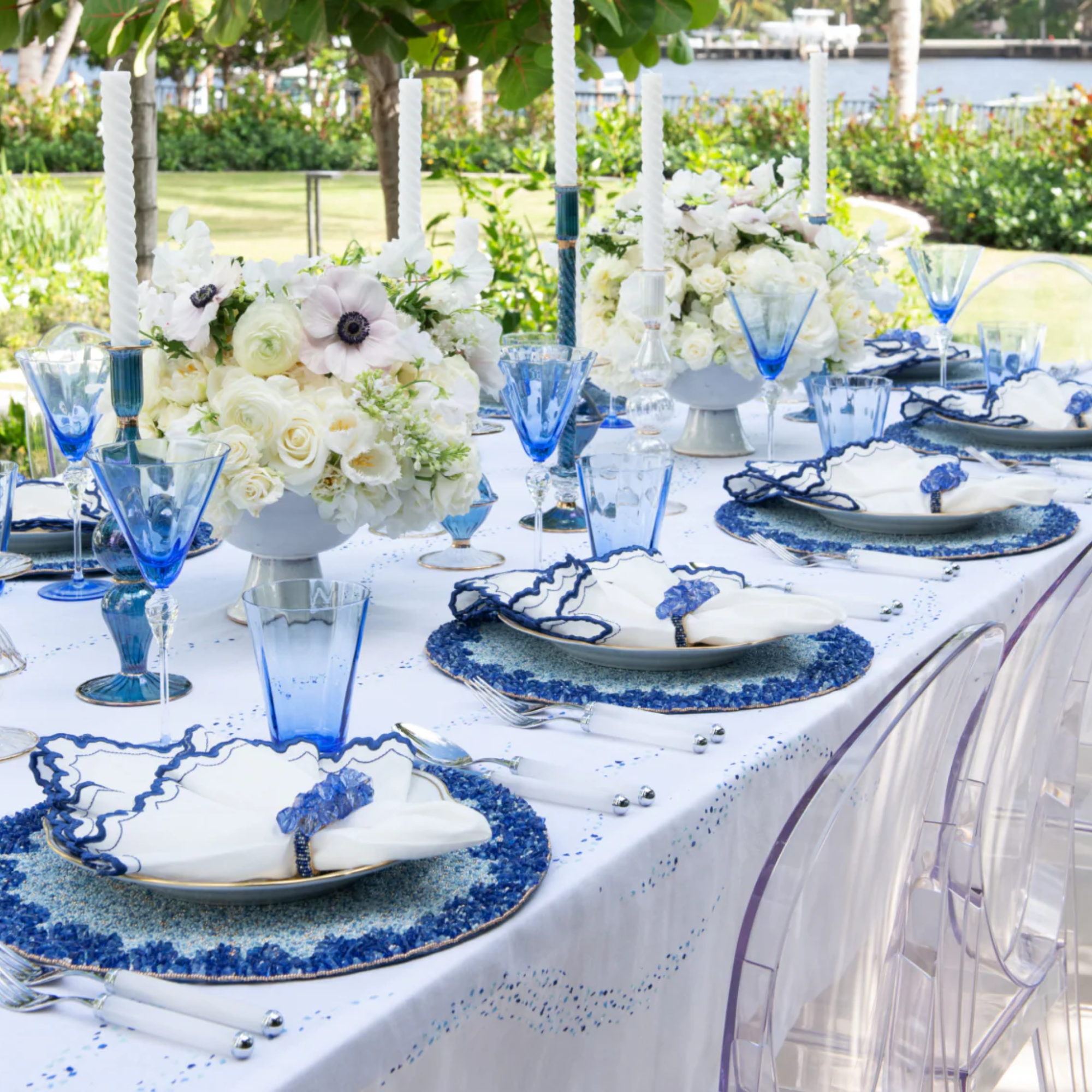 Daphne Tumbler in Blue - Set of 4