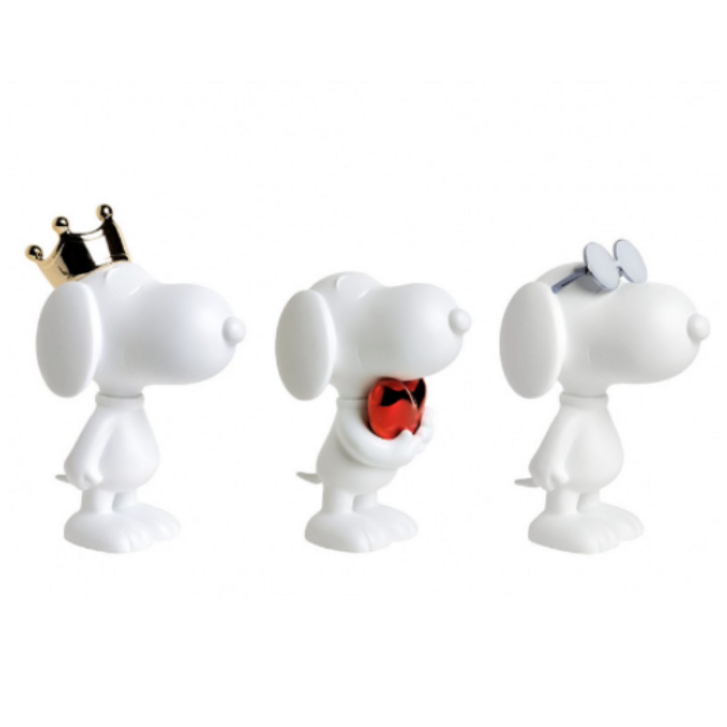 Snoopy XS Chromed Sculptures - Set of 3